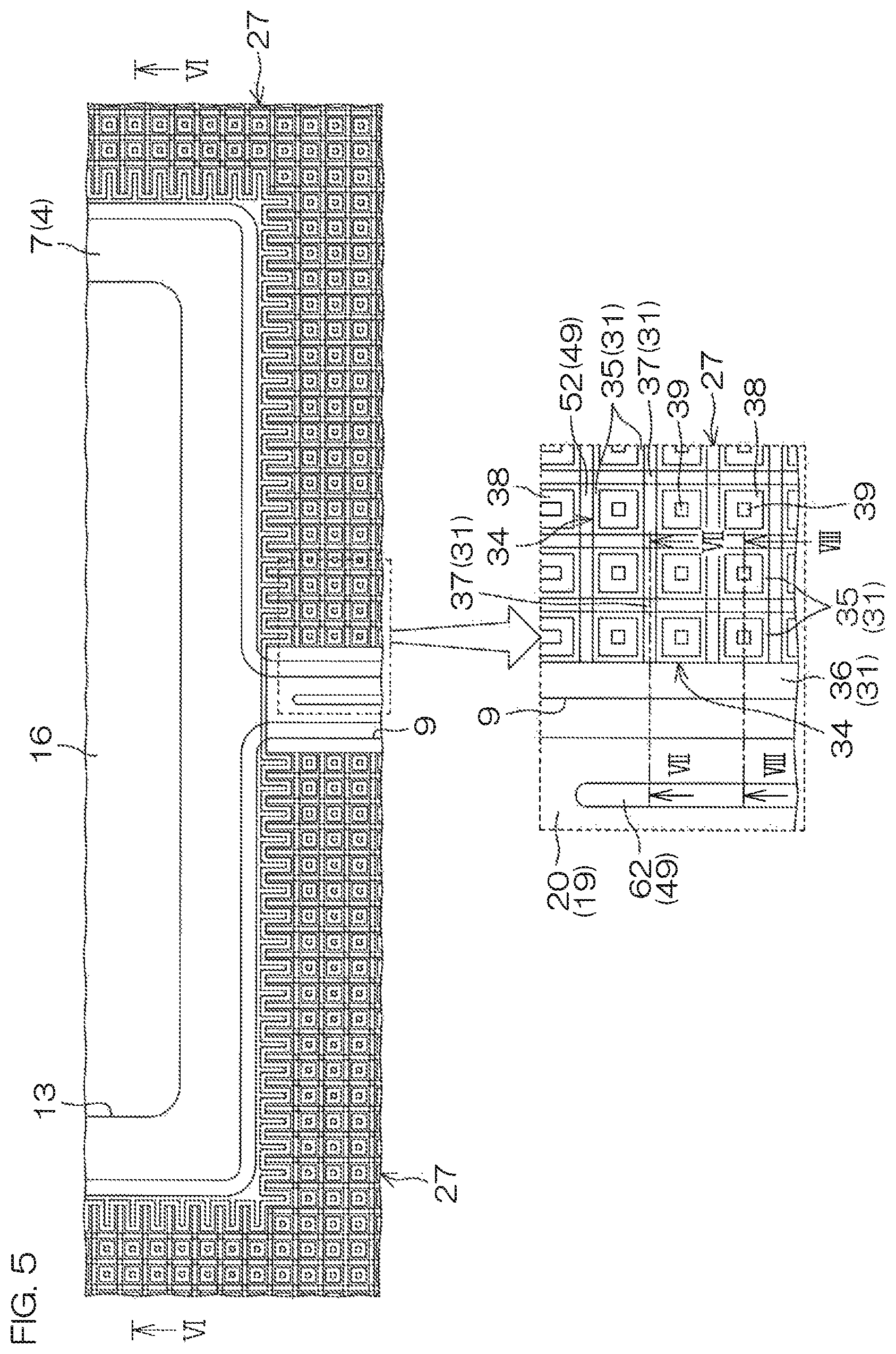 Patent US12313659 Figure 5 – SIC semiconductor device with current sensing capability