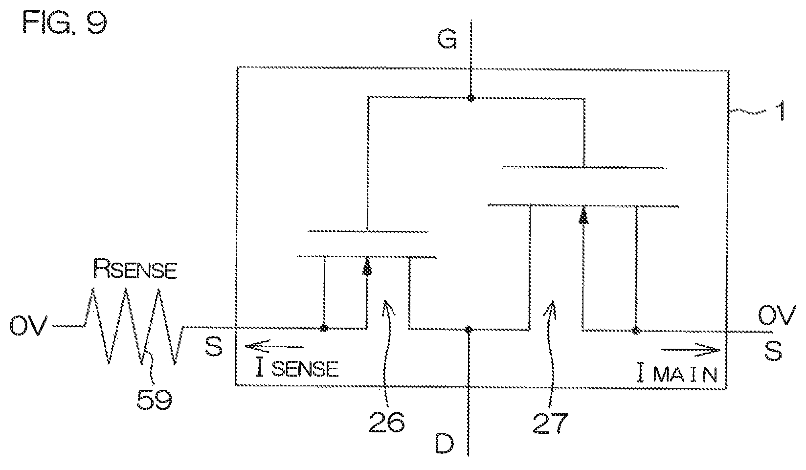 Patent US12313659 Figure 8 – SIC semiconductor device with current sensing capability