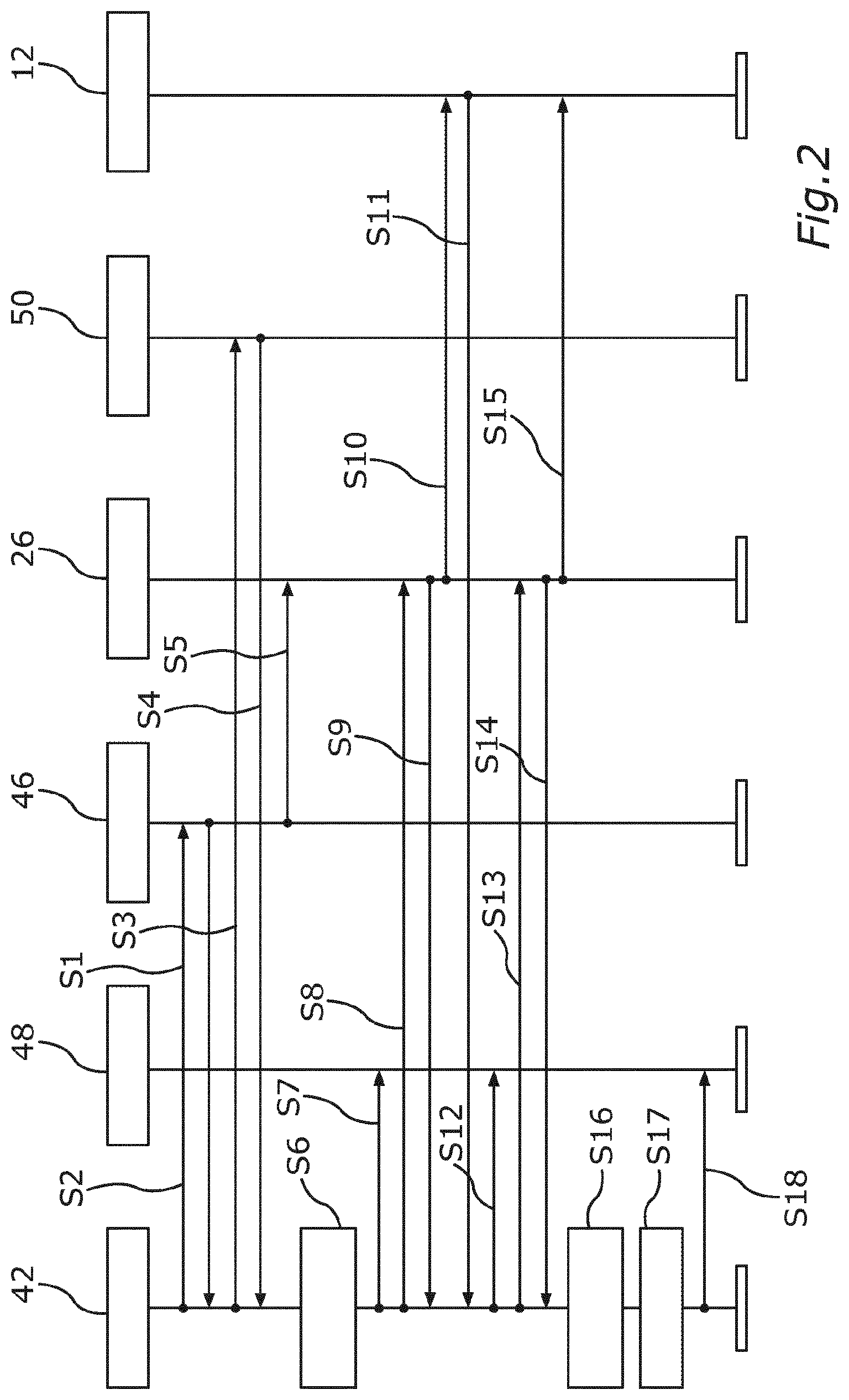 Patent US12313662 Figure 2 – Checking apparatus for checking a number of start cycles of a detection device of a motor vehicle, and method