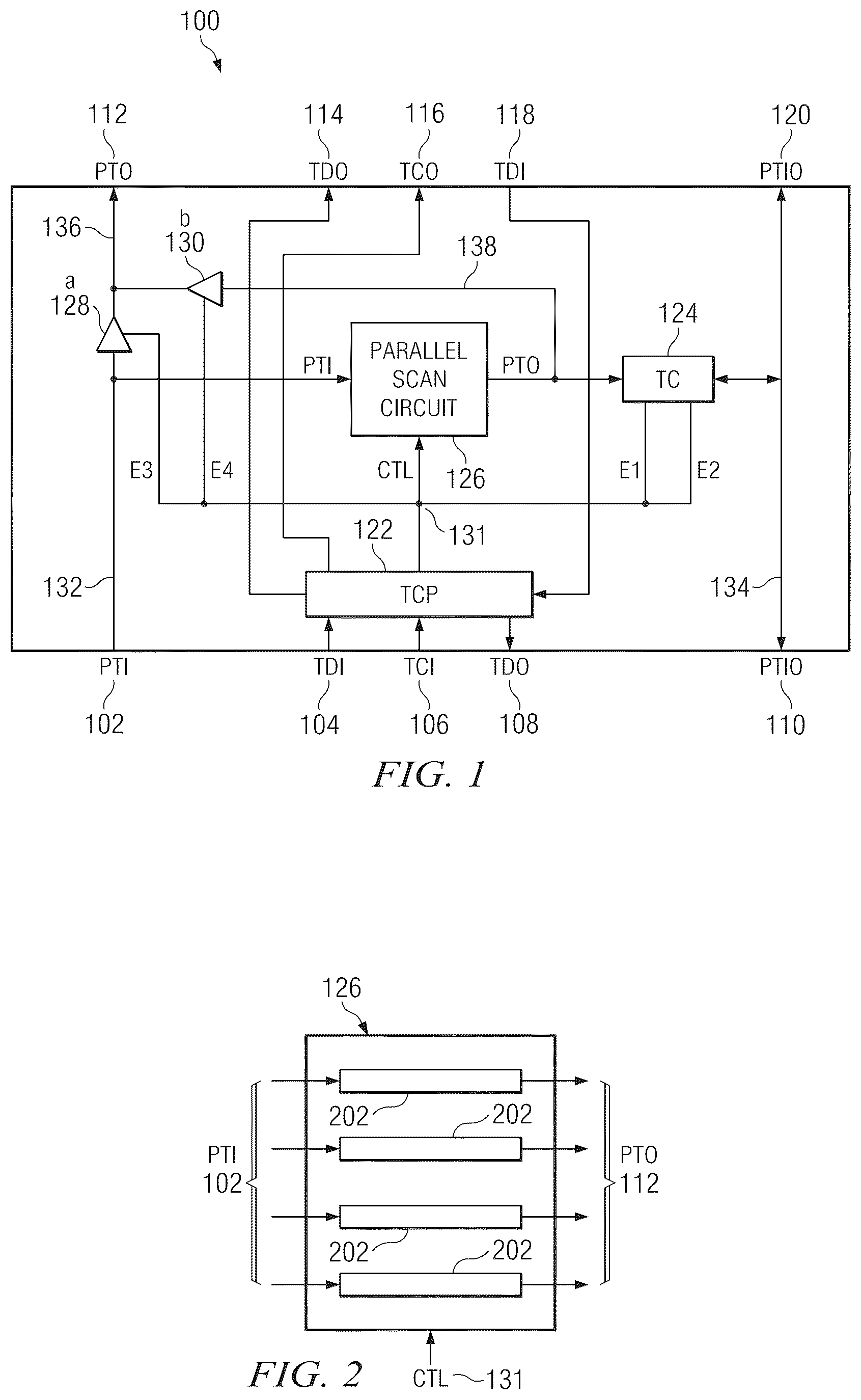 Patent US12313667 Figure 1 – Integrated circuit die test architecture