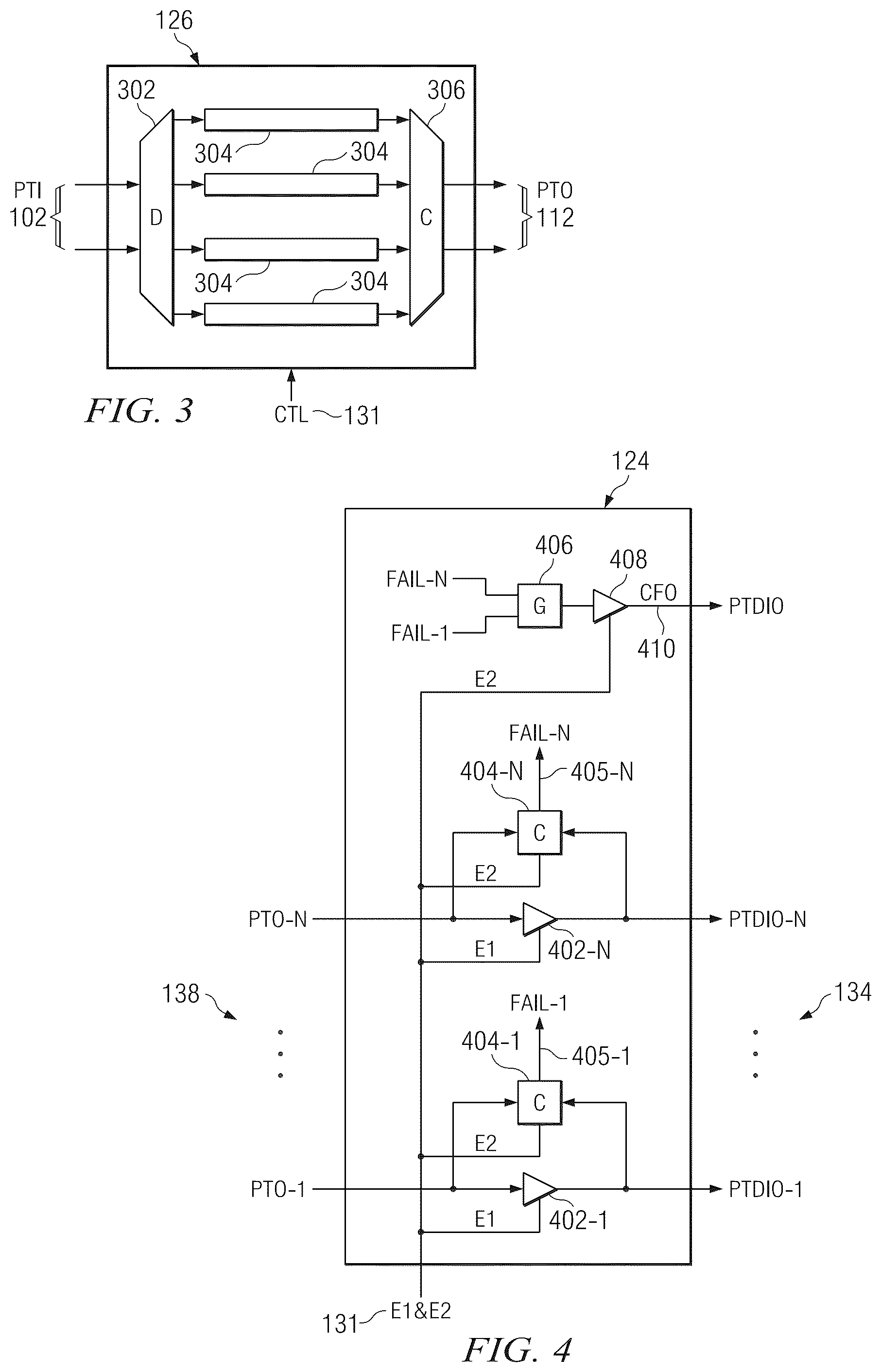 Patent US12313667 Figure 2 – Integrated circuit die test architecture