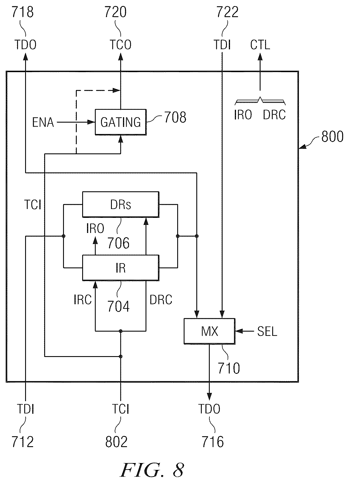 Patent US12313667 Figure 4 – Integrated circuit die test architecture