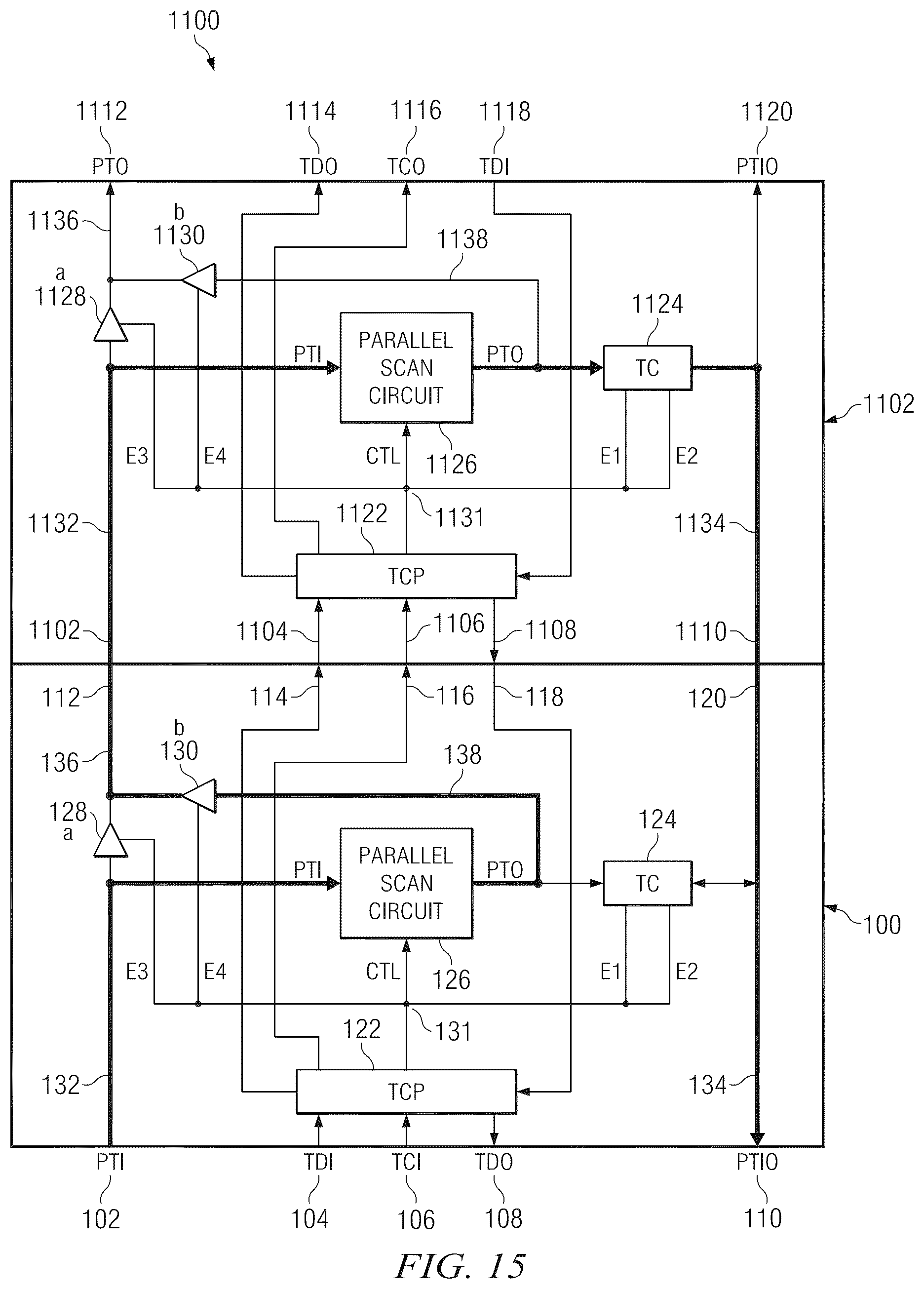 Patent US12313667 Figure 10 – Integrated circuit die test architecture