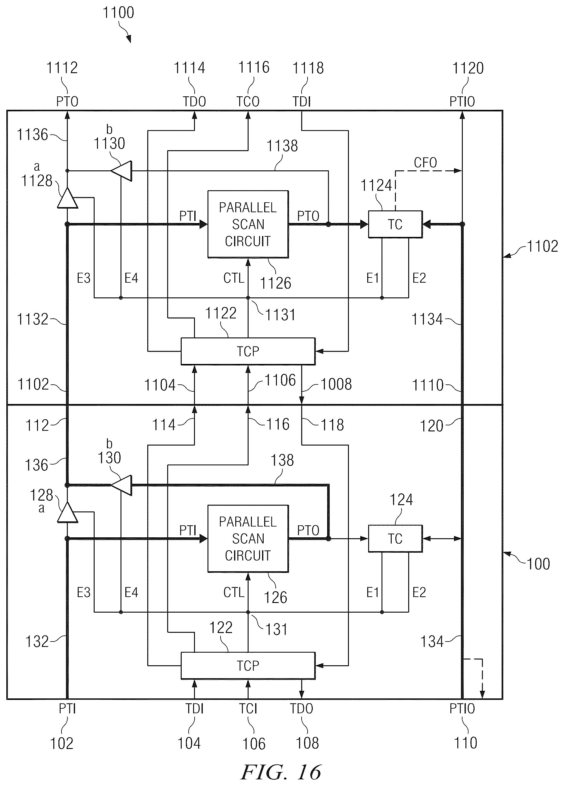Patent US12313667 Figure 11 – Integrated circuit die test architecture