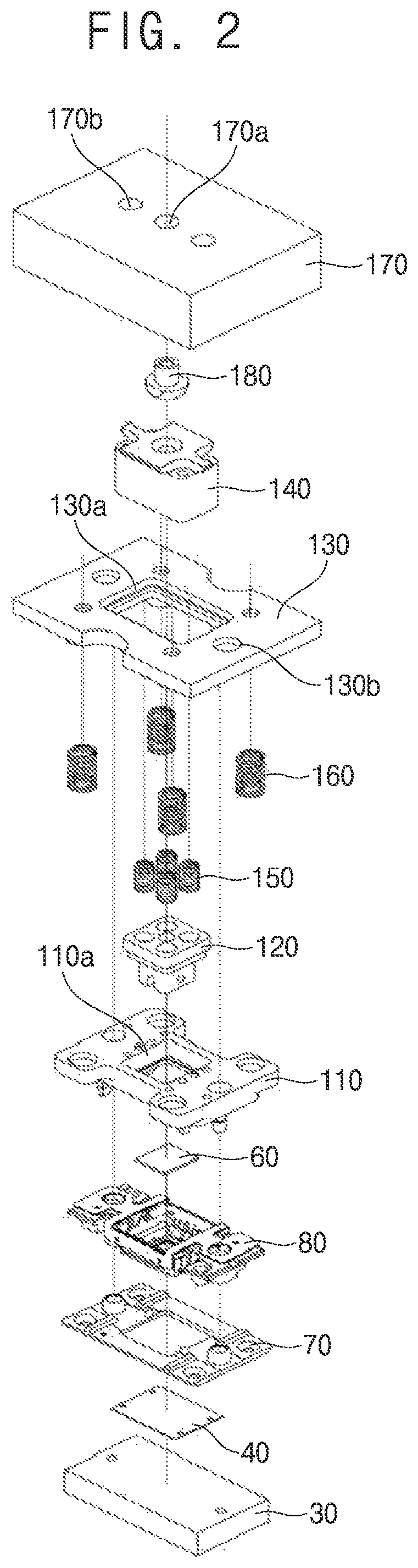 Patent US12313677 Figure 2 – Pressurizing device for semiconductor testing and semiconductor test device including the same