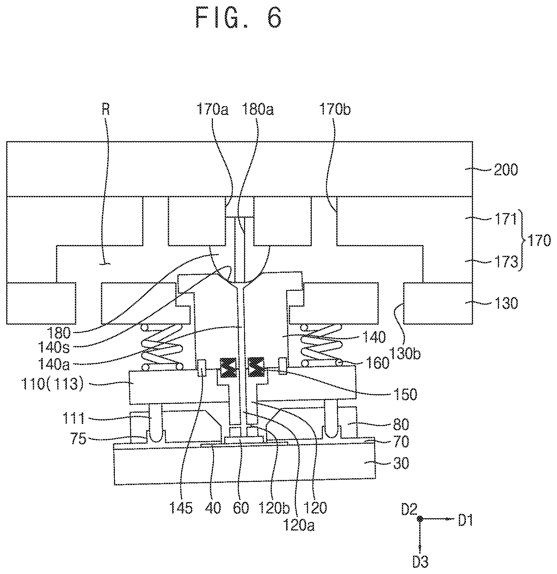 Patent US12313677 Figure 6 – Pressurizing device for semiconductor testing and semiconductor test device including the same