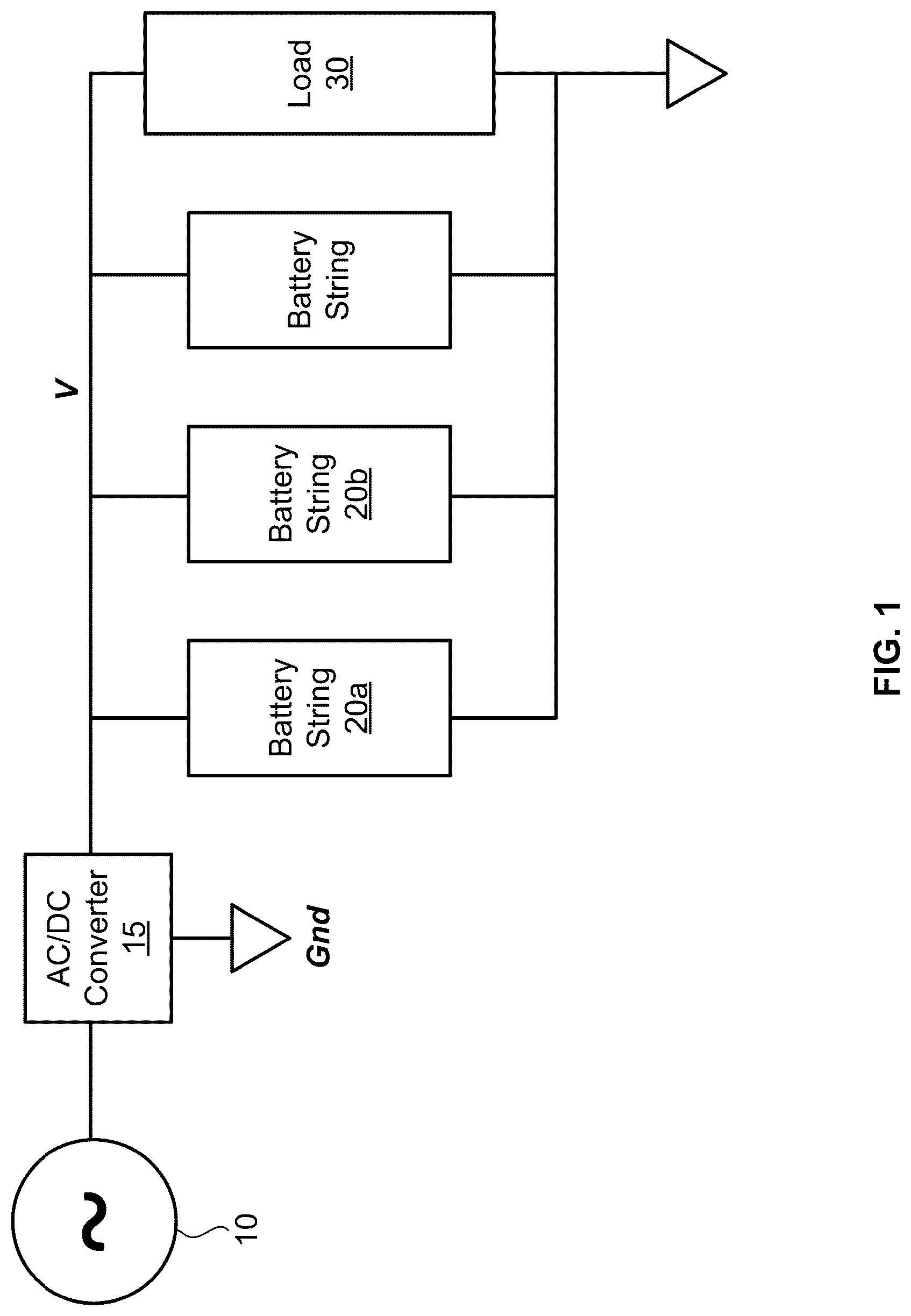 Patent US12313690 Figure 1 – Battery-string midpoint voltage measurement apparatus and method