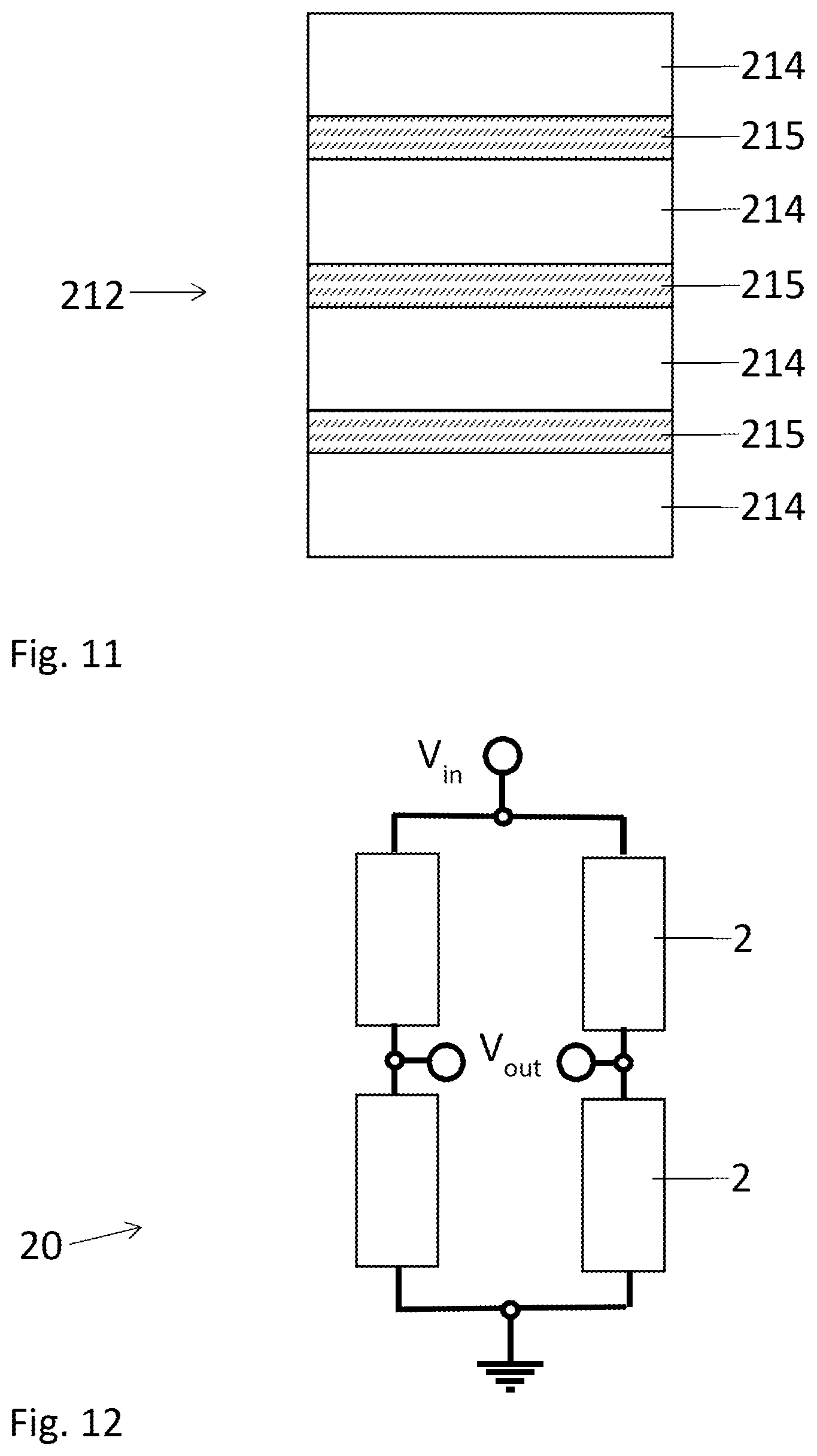 Patent US12313707 Figure 6 – Magnetoresistive sensor element having compensated temperature coefficient of sensitivity and method for manufacturing said element