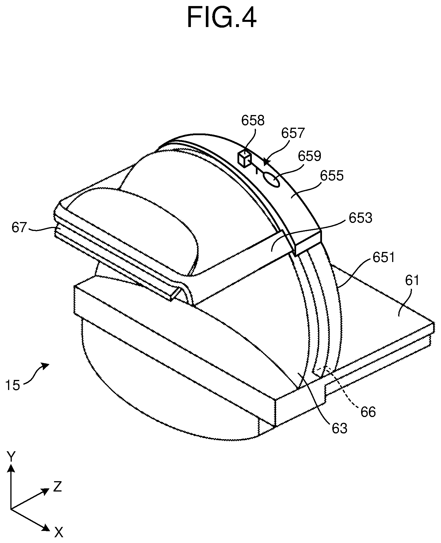 Patent US12313711 Figure 4 – Medical image diagnosis apparatus and picture projection apparatus