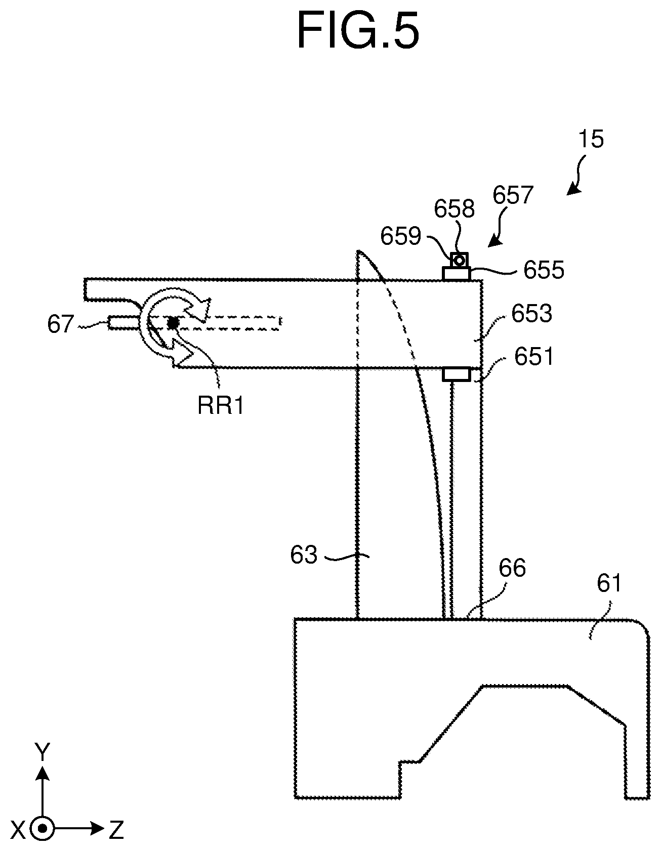 Patent US12313711 Figure 5 – Medical image diagnosis apparatus and picture projection apparatus