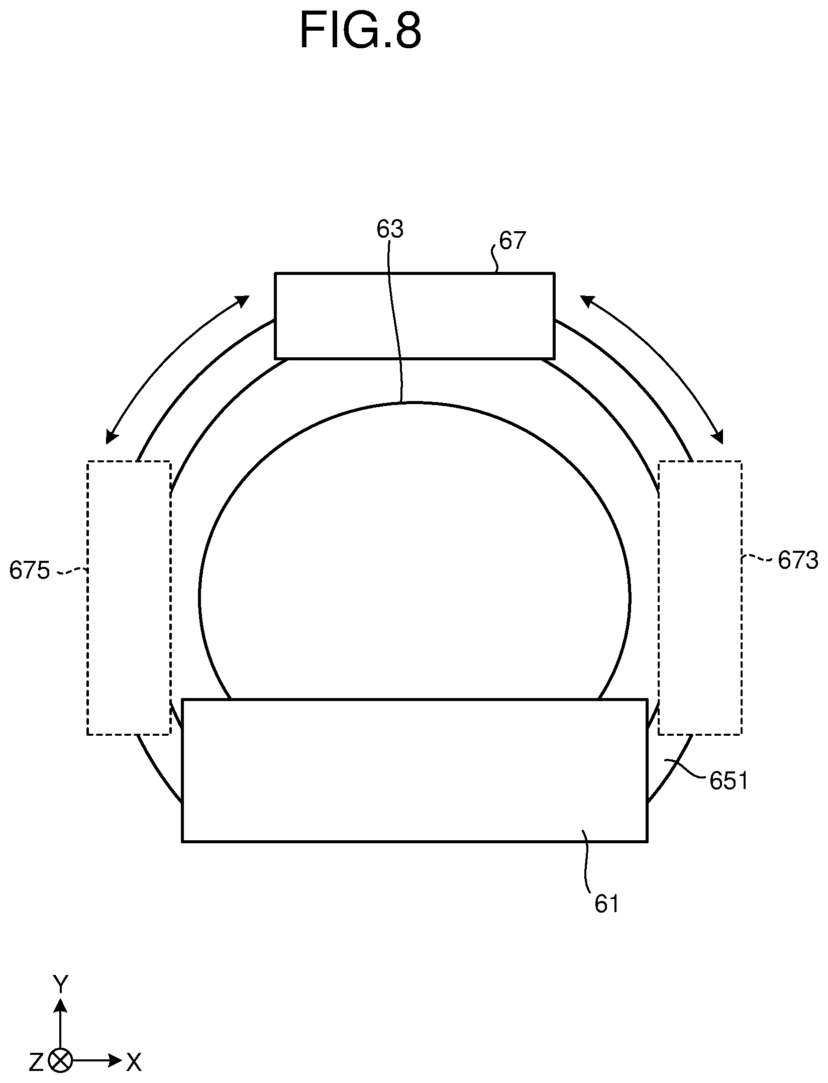 Patent US12313711 Figure 8 – Medical image diagnosis apparatus and picture projection apparatus