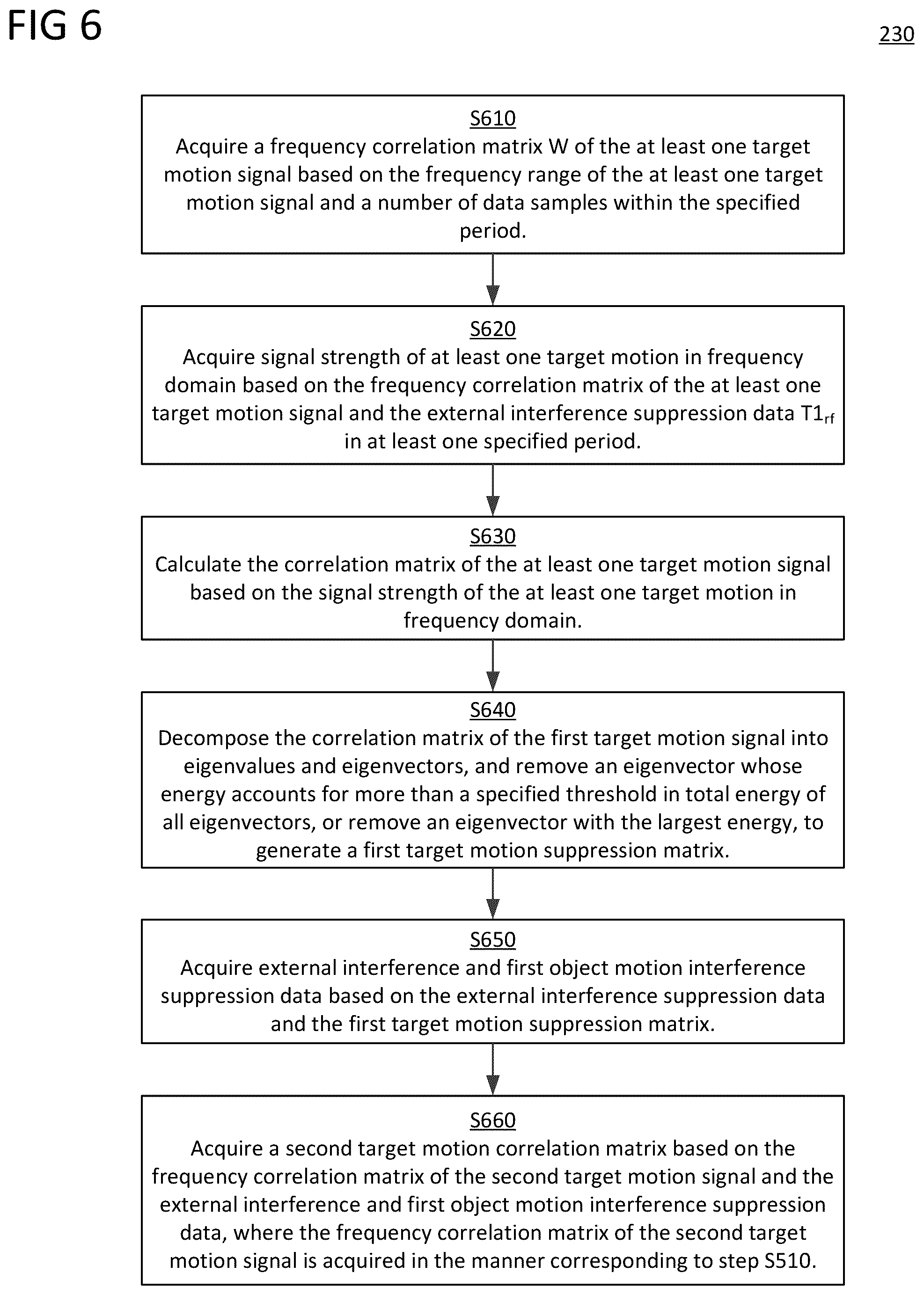 Patent US12313718 Figure 4 – Target motion signal acquisition