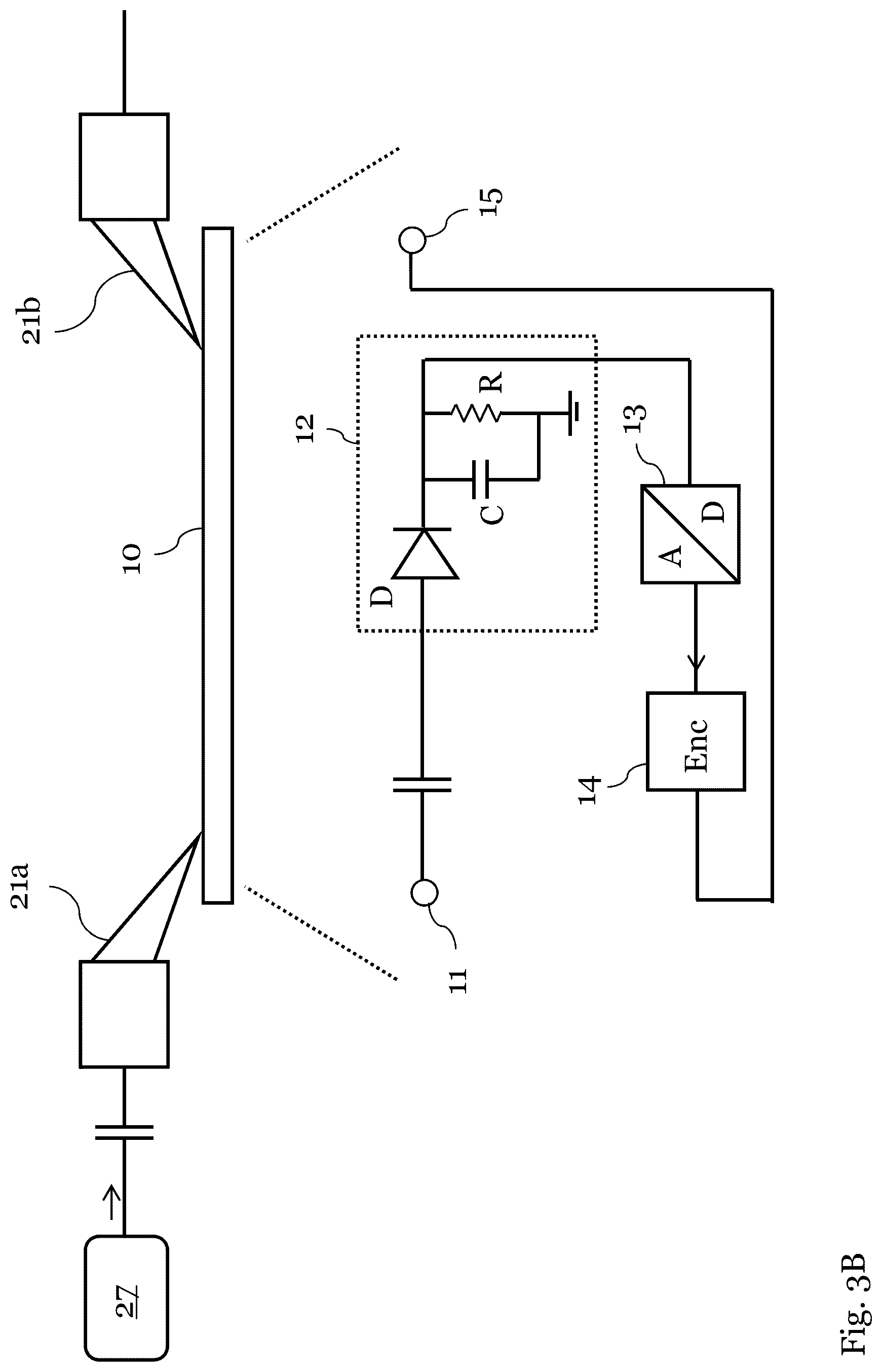 Patent US12313719 Figure 5 – Power sensor arrangement for on-wafer power calibration