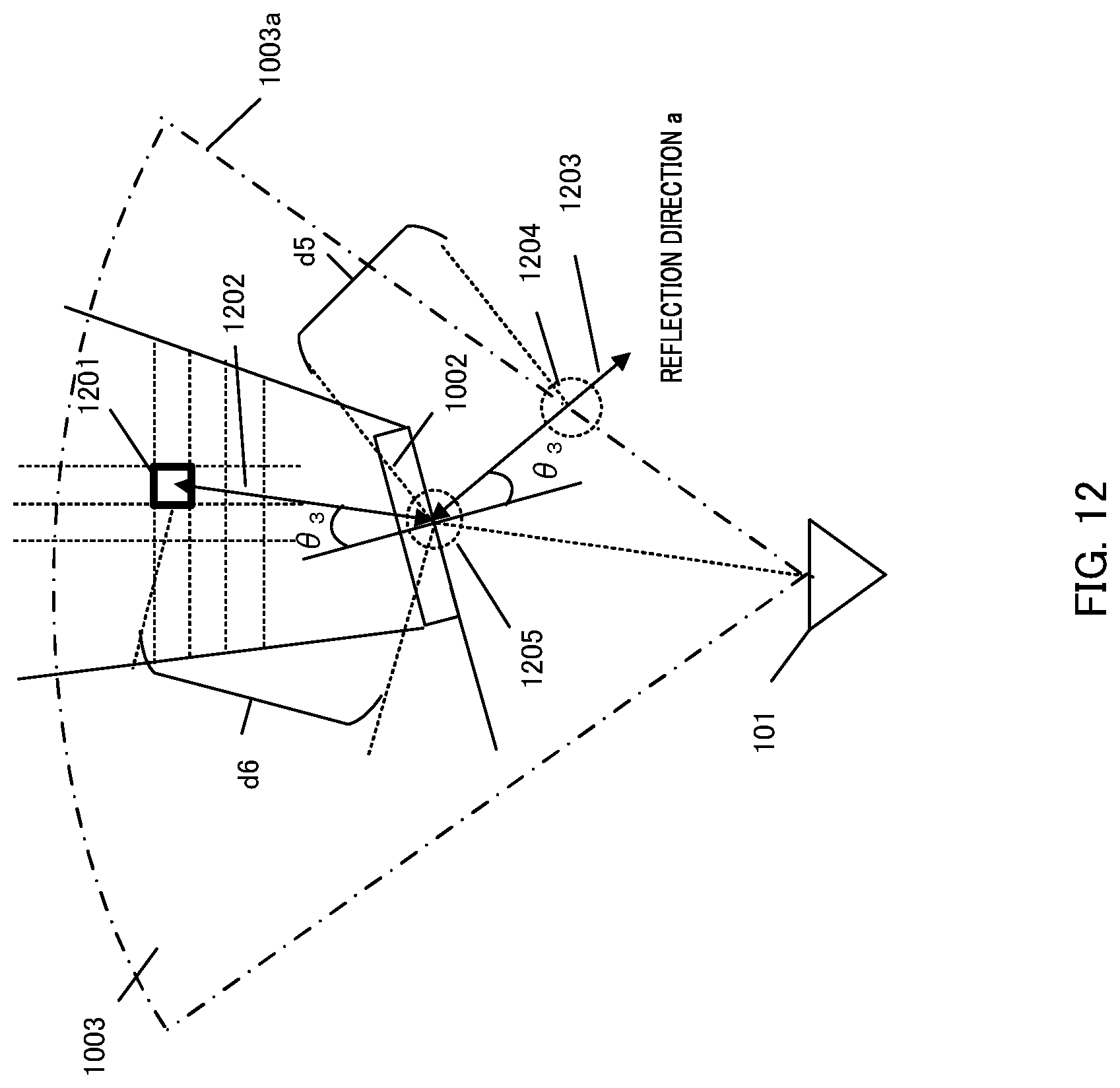 Patent US12313724 Figure 12 – Radar apparatus and radar system