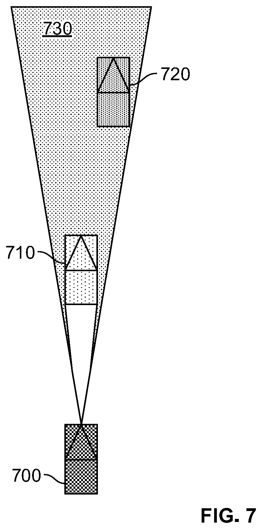 Patent US12313726 Figure 8 – Modular architecture for asynchronous late-fusion of objects