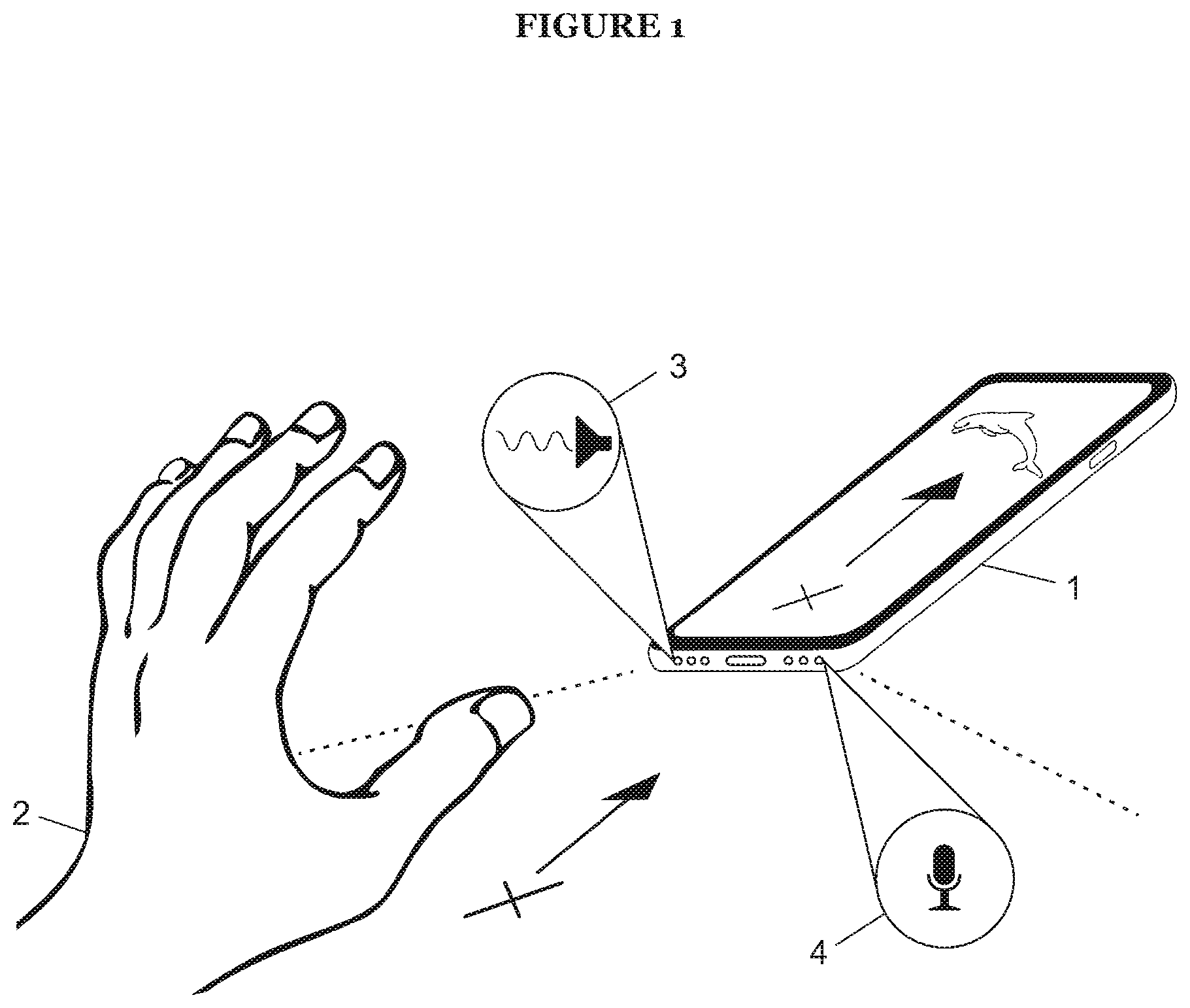 Patent US12313738 Figure 1 – Motion tracking using pure tones