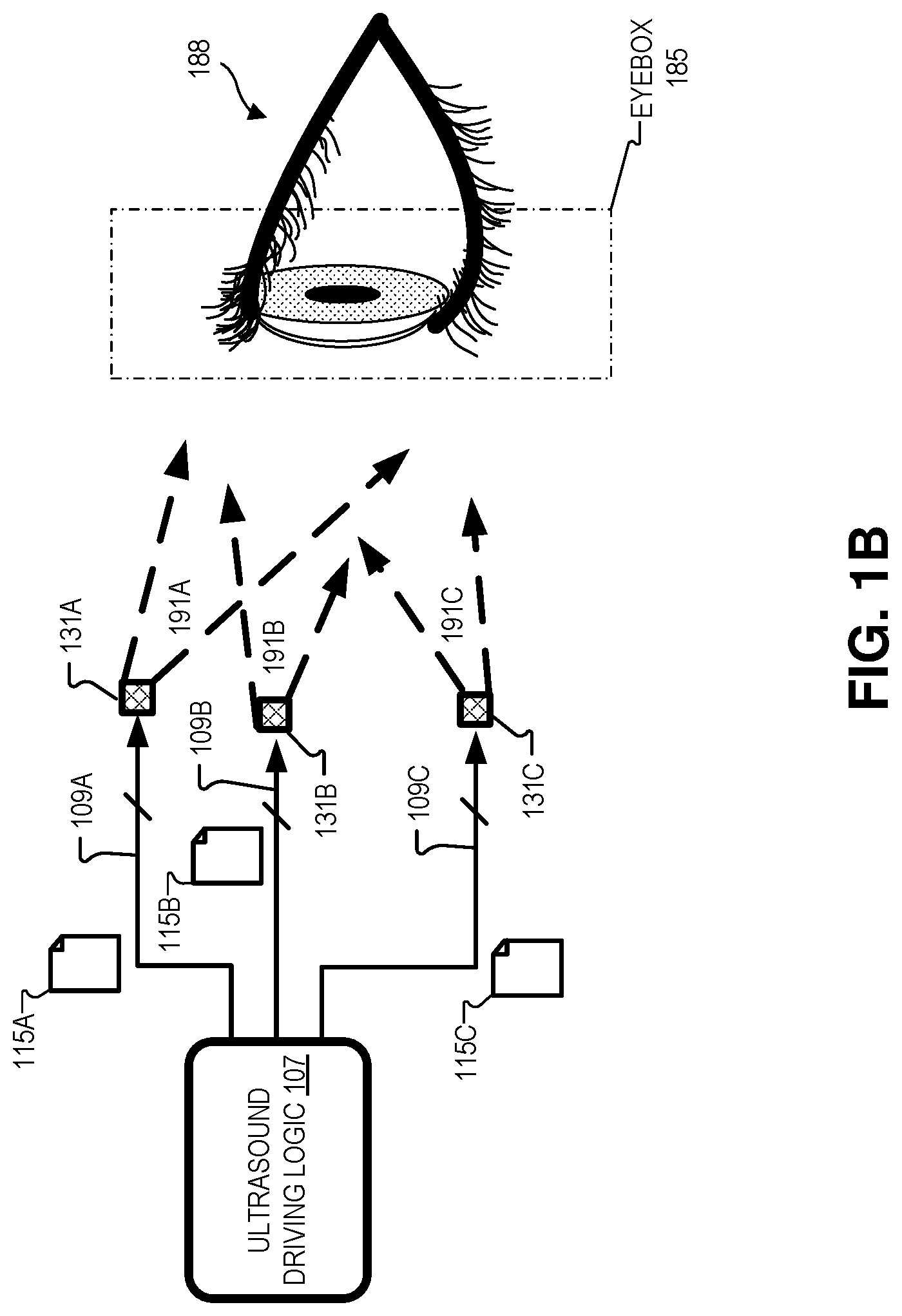 Patent US12313740 Figure 2 – Phase delay ultrasound for steered ultrasound beam