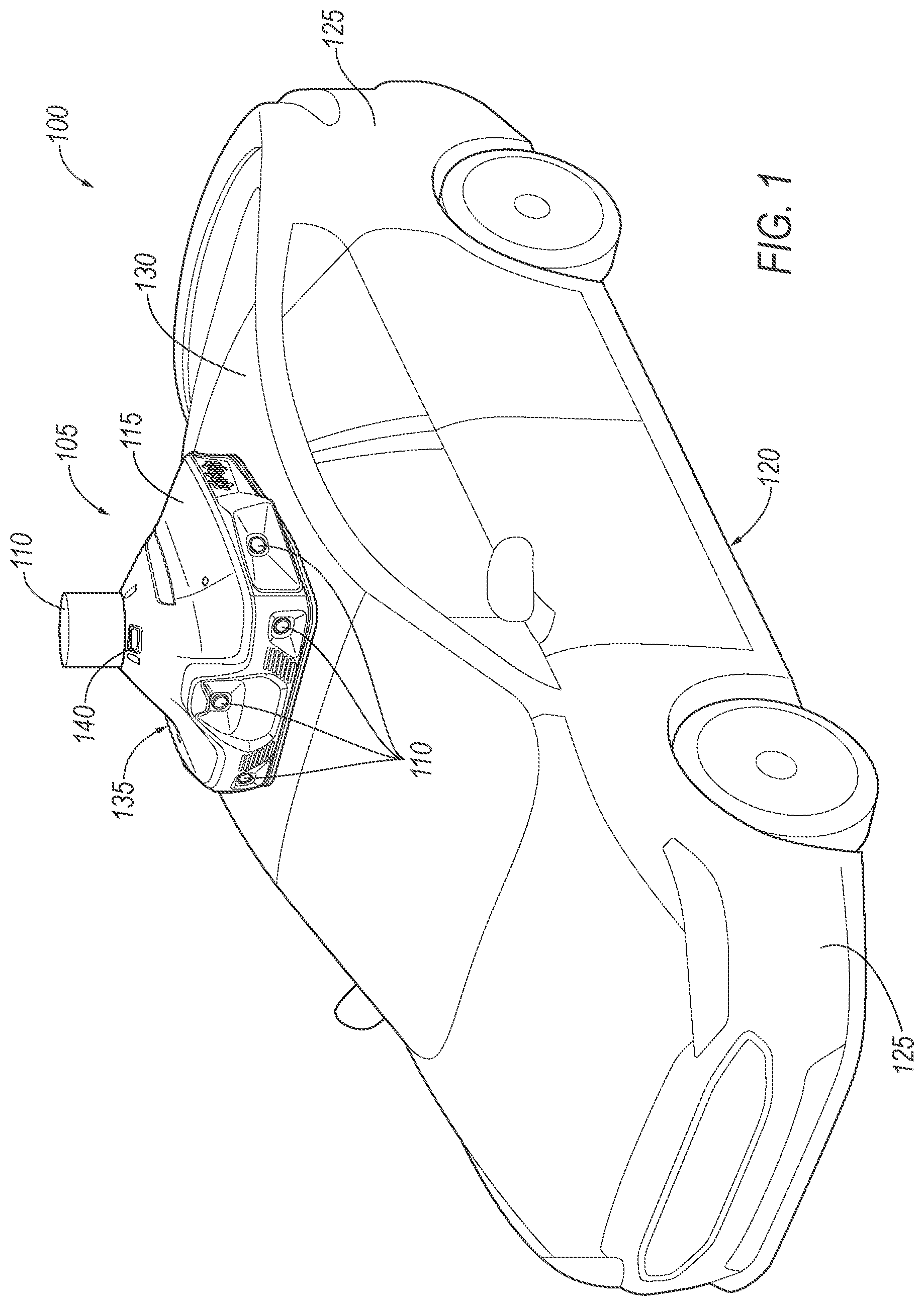 Patent US12313781 Figure 1 – Sensor assembly with fluid management seal