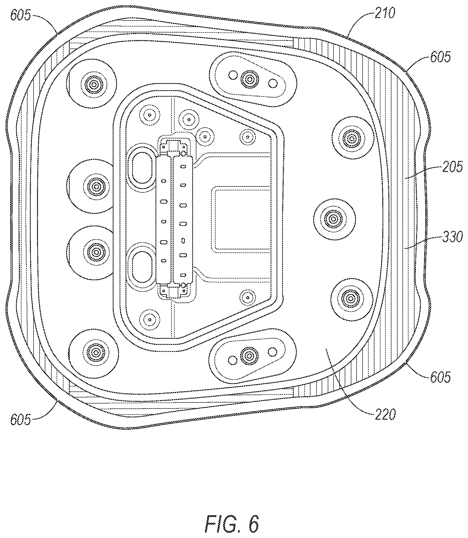 Patent US12313781 Figure 5 – Sensor assembly with fluid management seal
