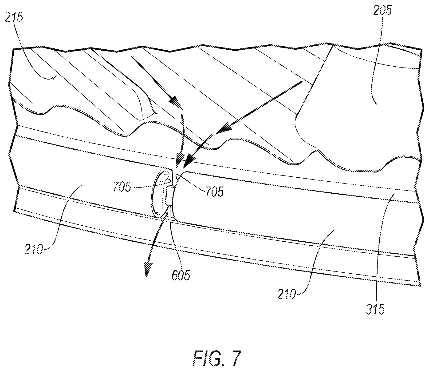 Patent US12313781 Figure 6 – Sensor assembly with fluid management seal