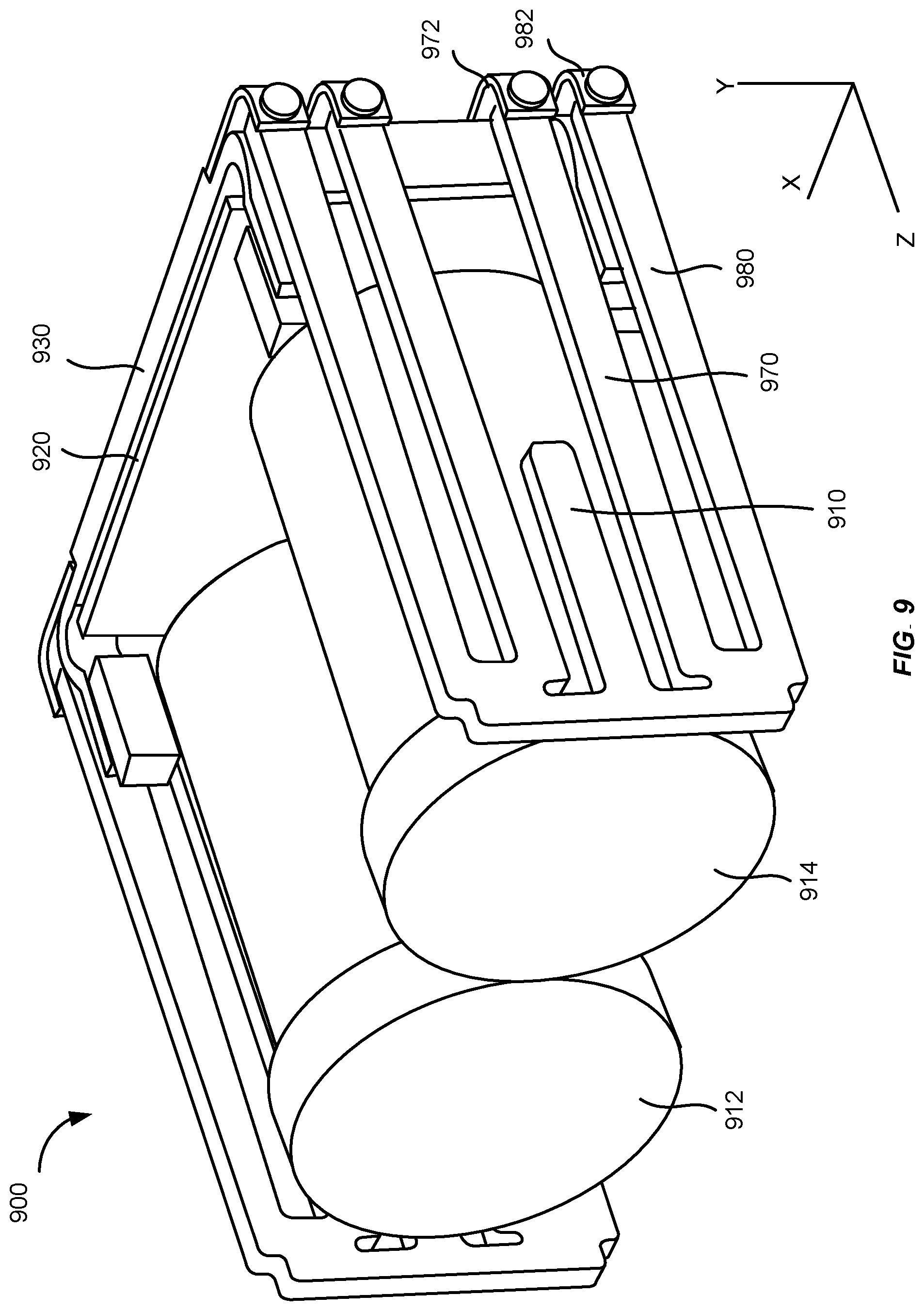 Patent US12313784 Figure 9 – Half and quarter lissajous scan patterns for LiDAR
