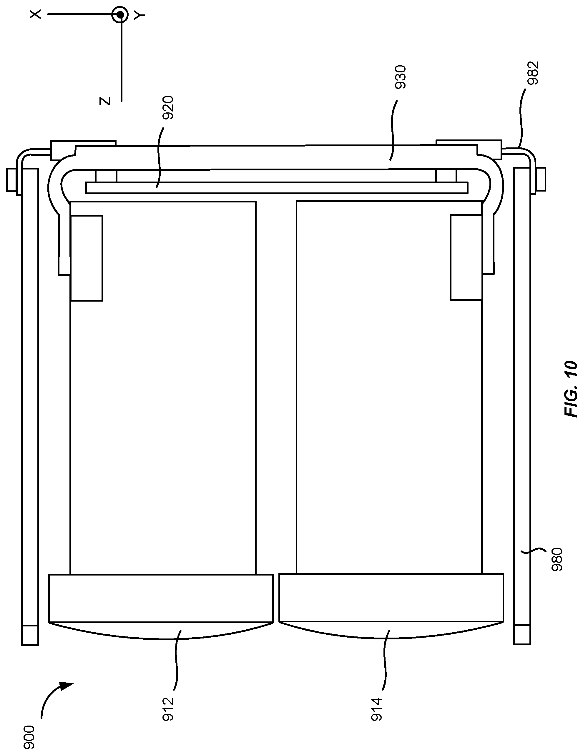 Patent US12313784 Figure 10 – Half and quarter lissajous scan patterns for LiDAR