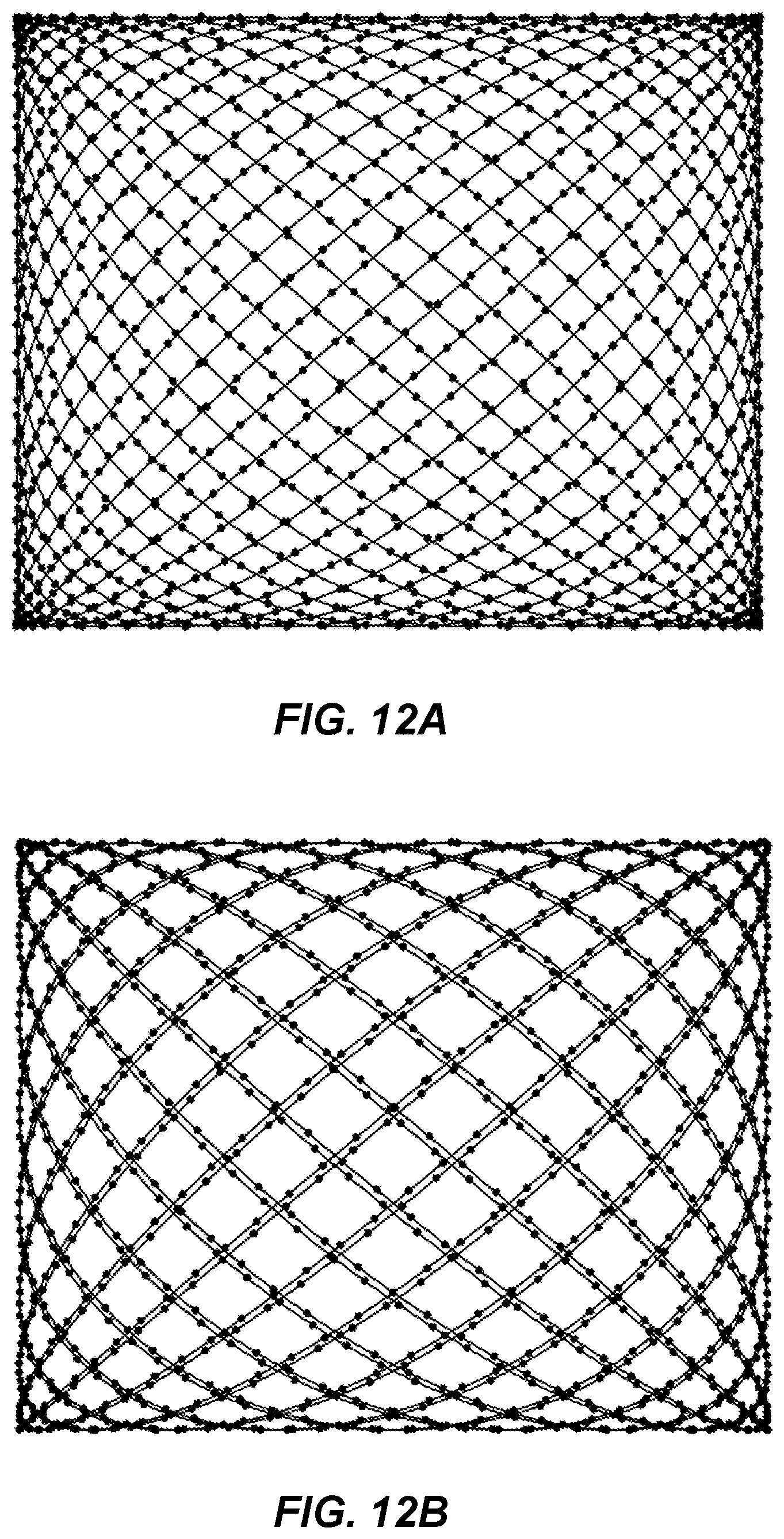 Patent US12313784 Figure 12 – Half and quarter lissajous scan patterns for LiDAR
