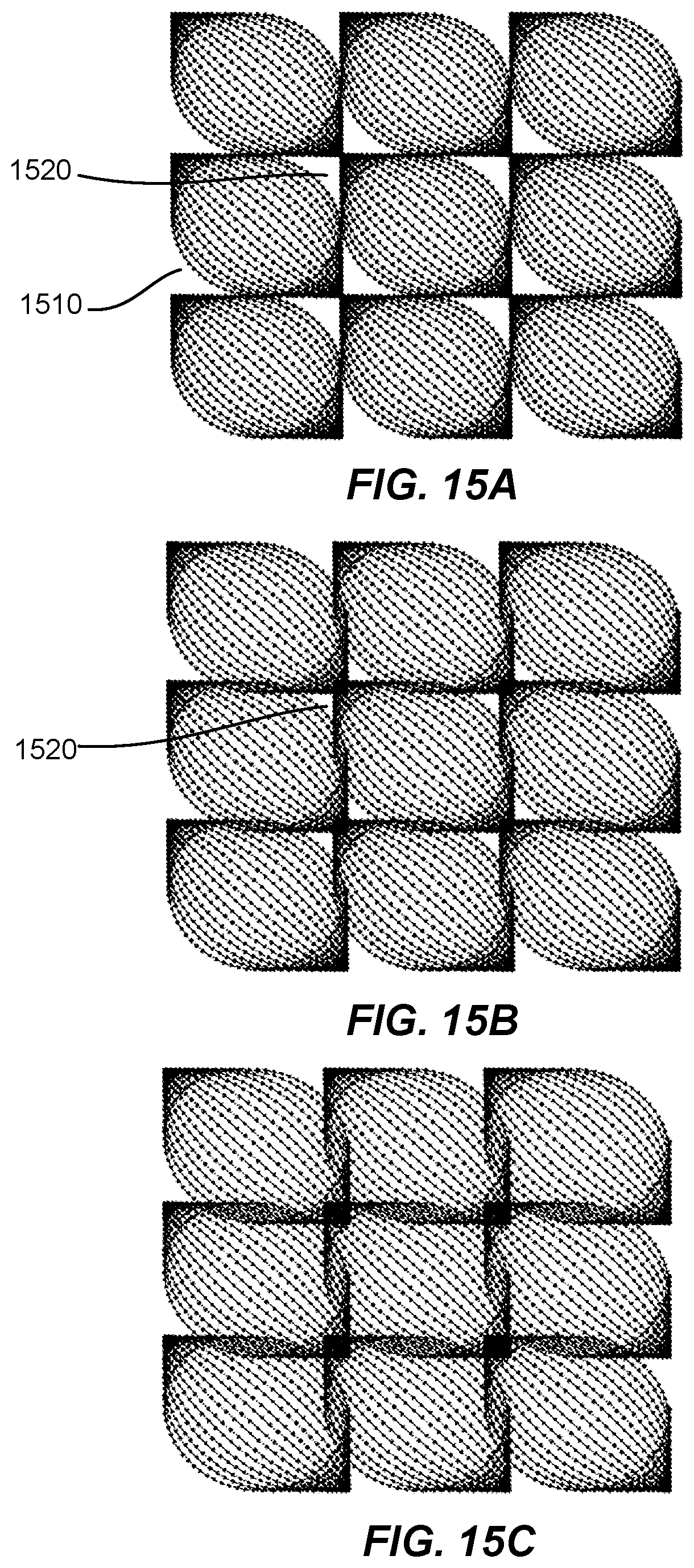 Patent US12313784 Figure 15 – Half and quarter lissajous scan patterns for LiDAR