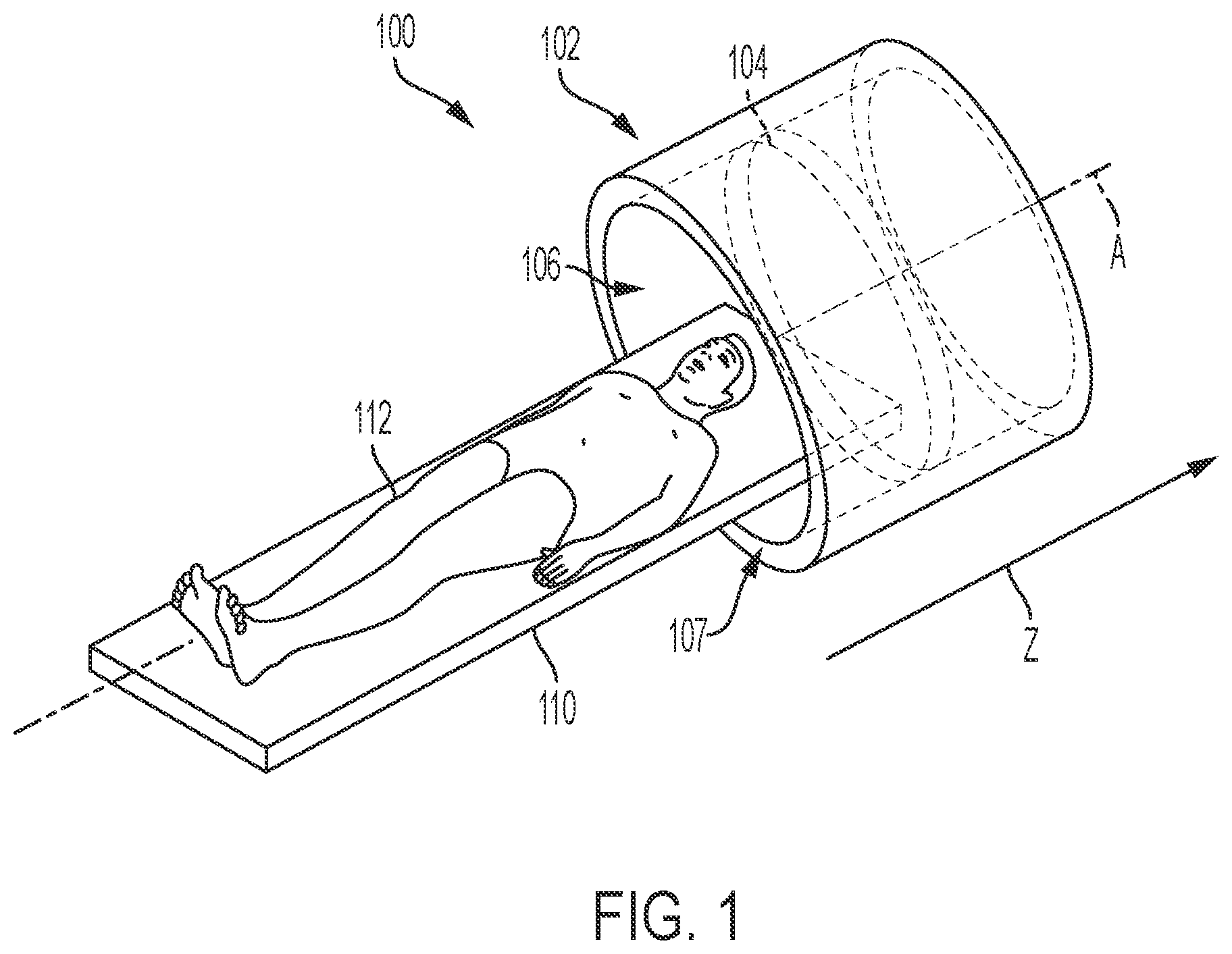 Patent US12313798 Figure 1 – Helically-arranged positron emission tomography detector units