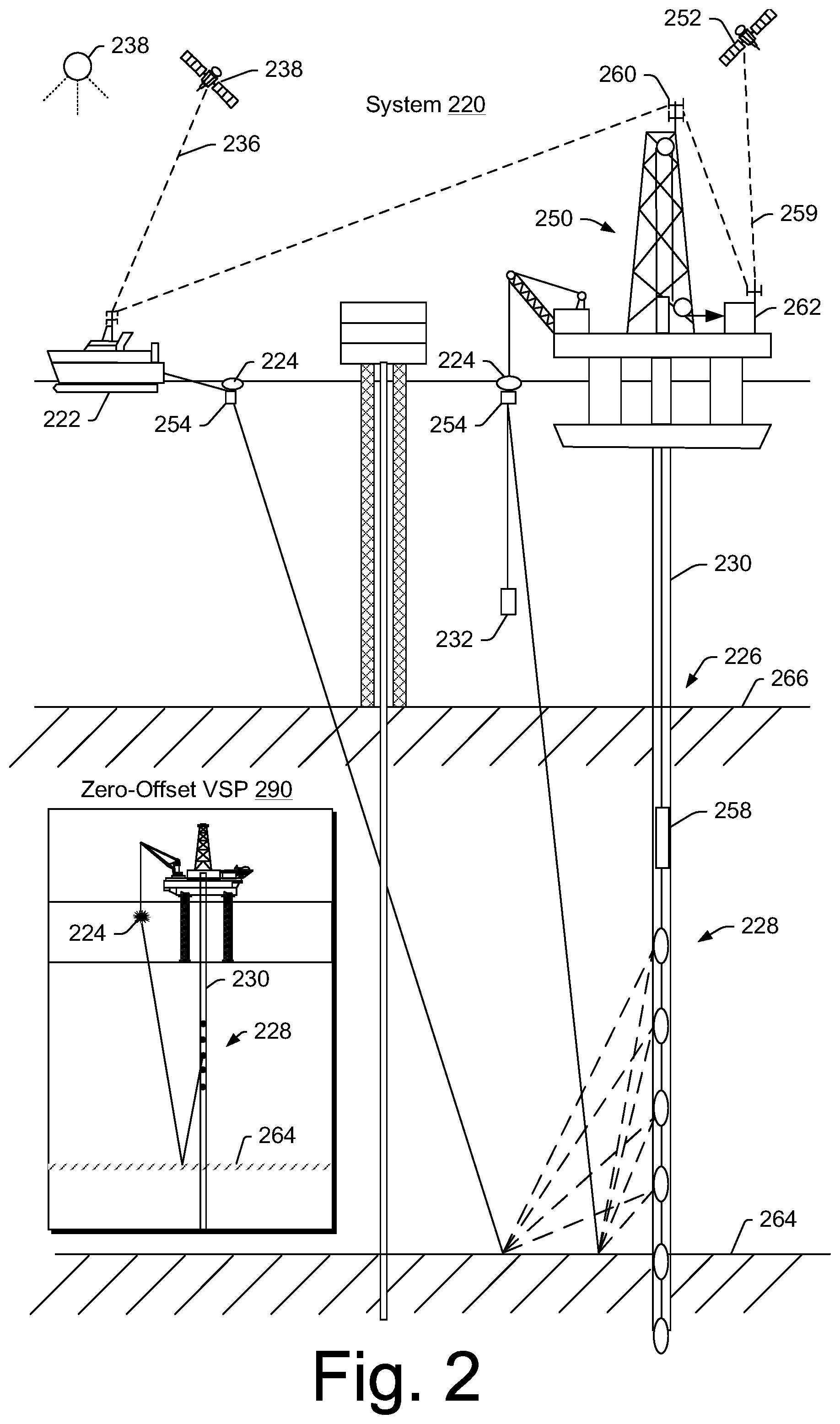 Patent US12313801 Figure 2 – Marine seismic imaging