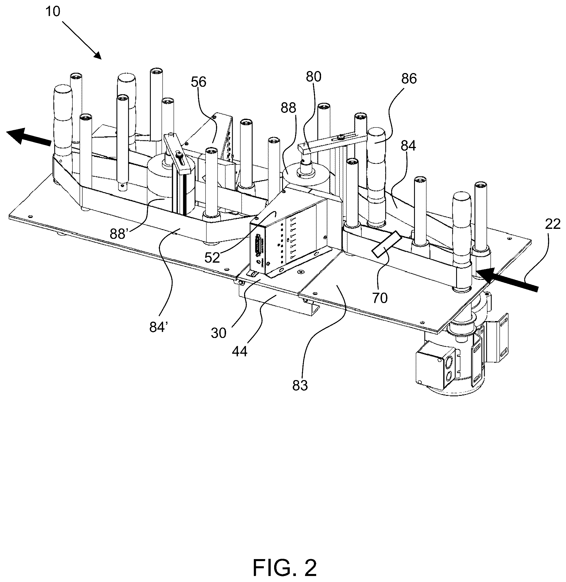 Patent US12313805 Figure 2 – Mailpiece magnetic ink content recognition detection system