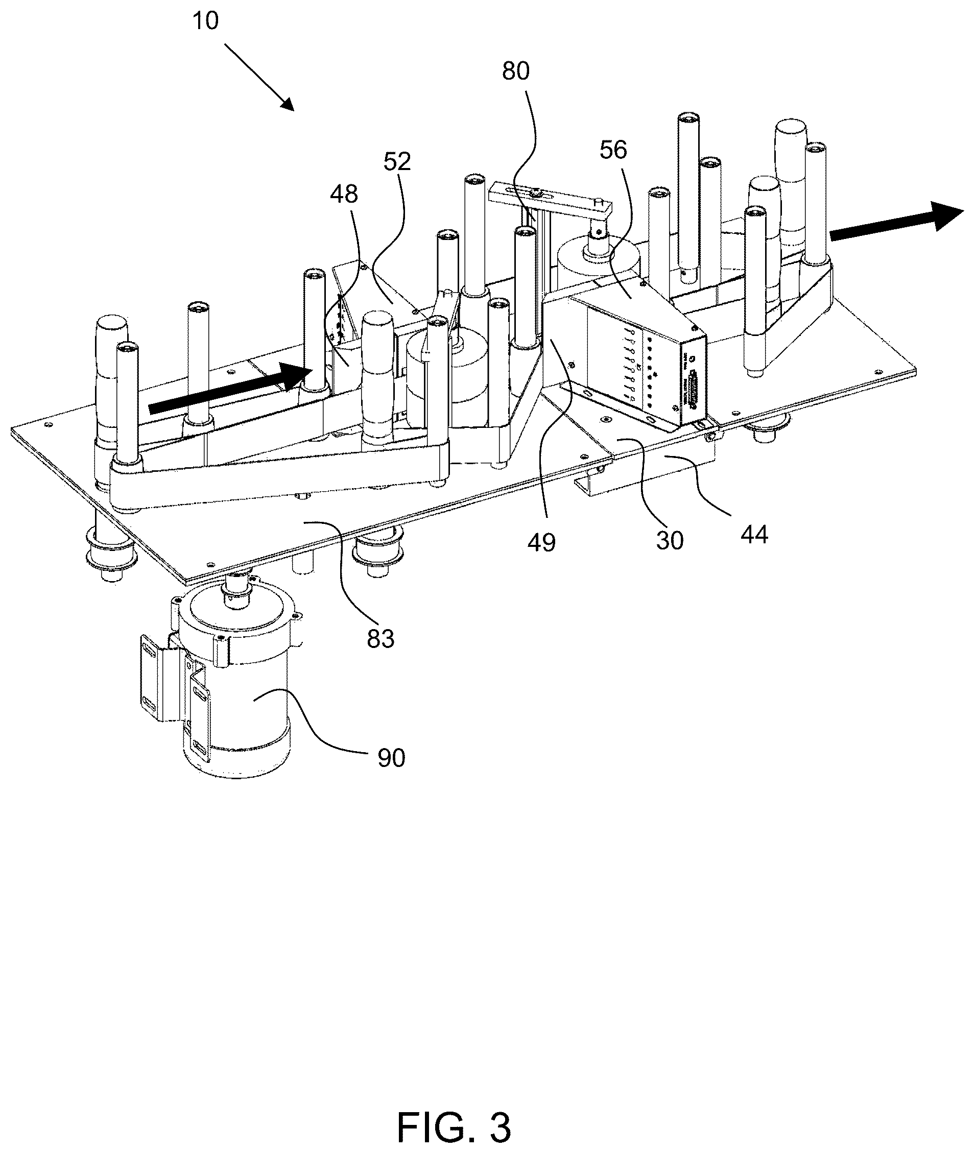 Patent US12313805 Figure 3 – Mailpiece magnetic ink content recognition detection system