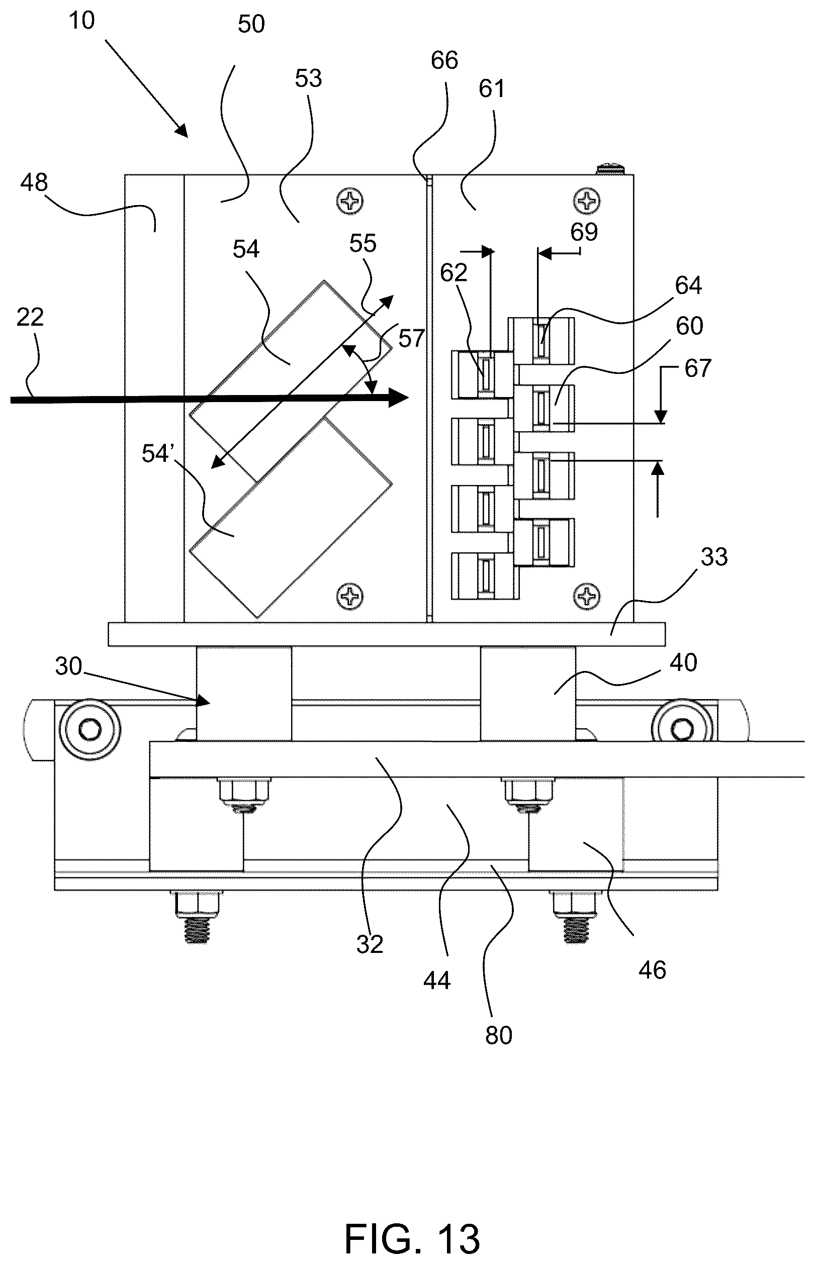 Patent US12313805 Figure 12 – Mailpiece magnetic ink content recognition detection system