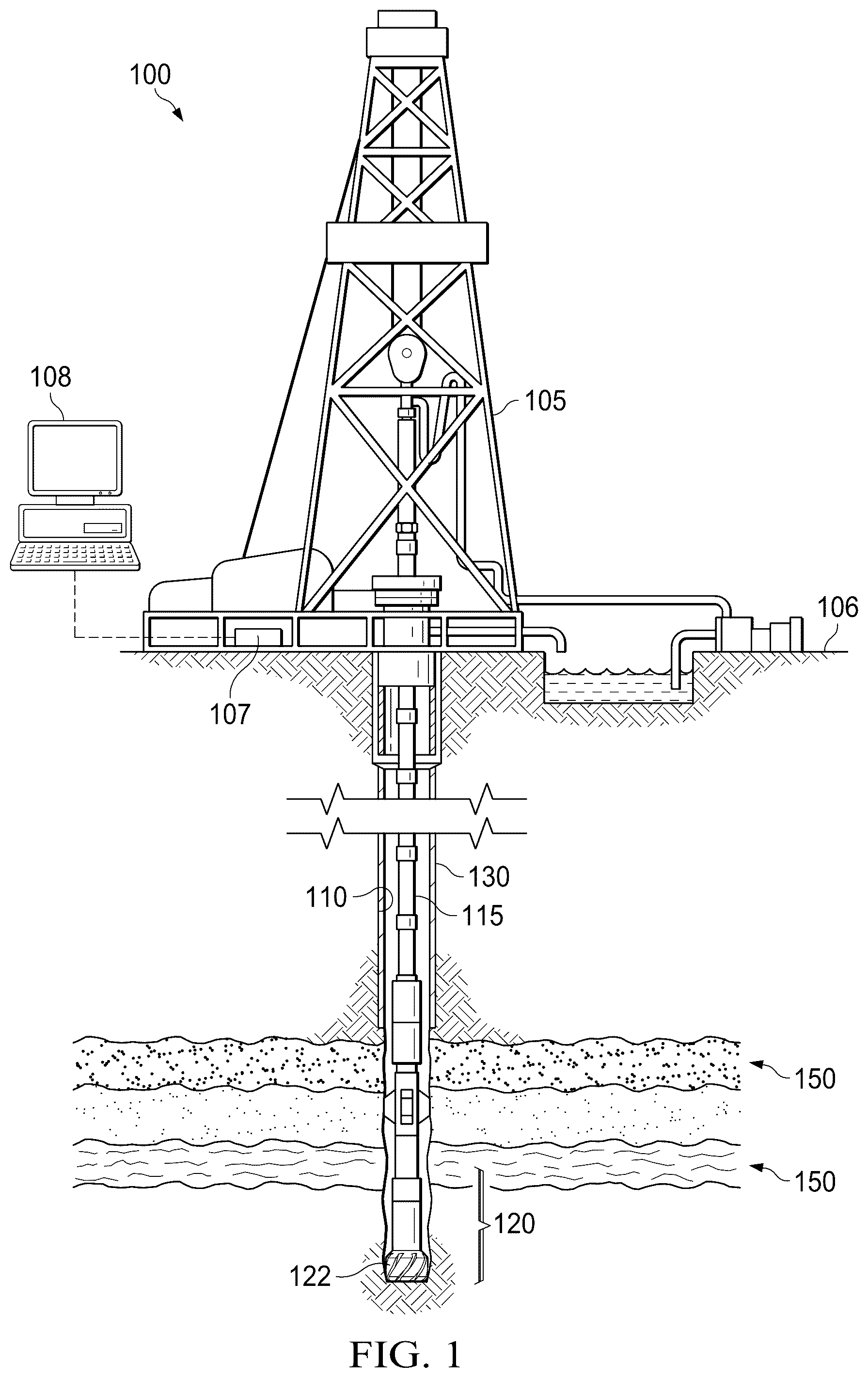 Patent US12313808 Figure 1 – Correlating true vertical depths for a measured depth
