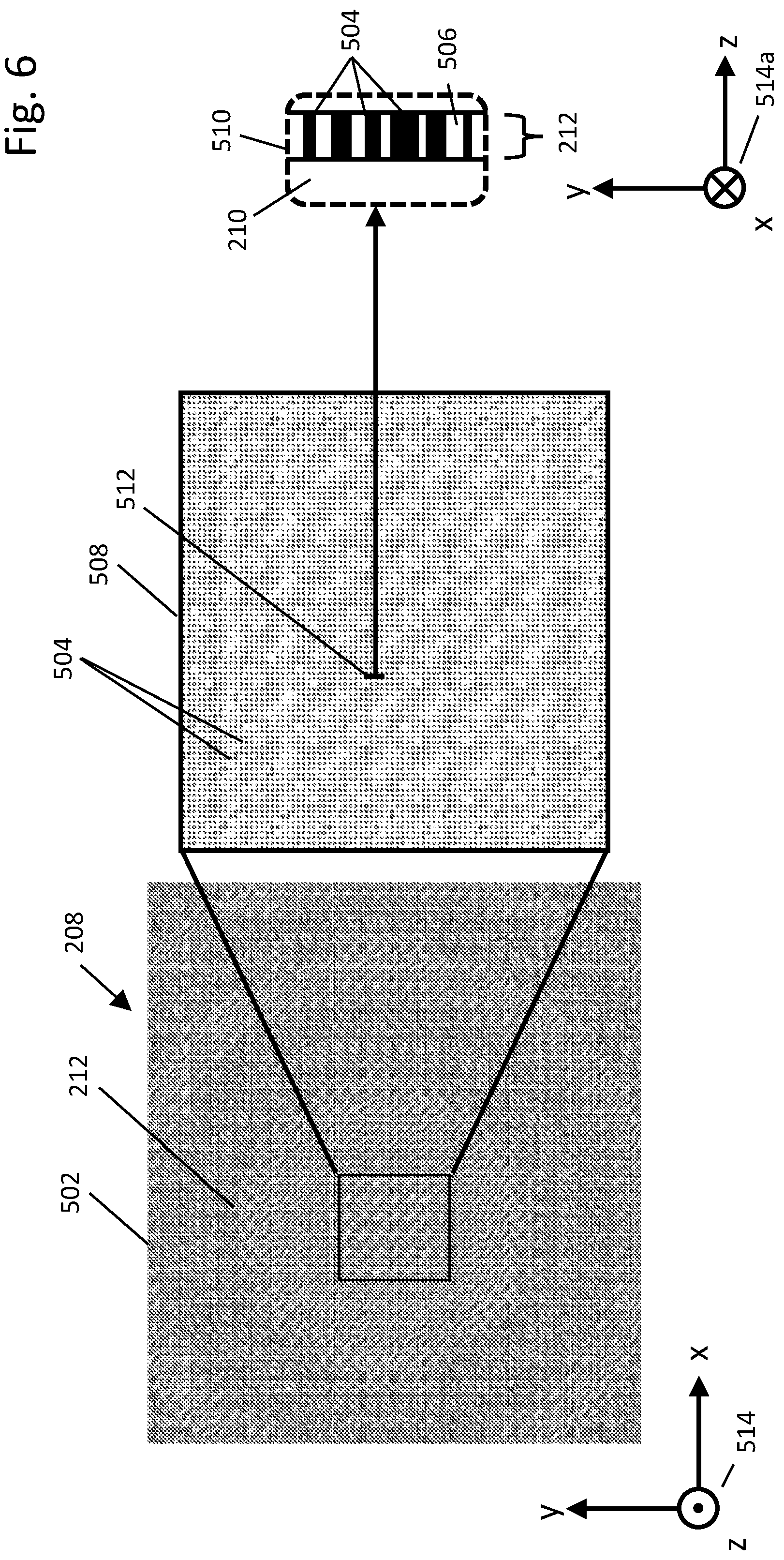 Patent US12313812 Figure 6 – MOE-based illumination projector