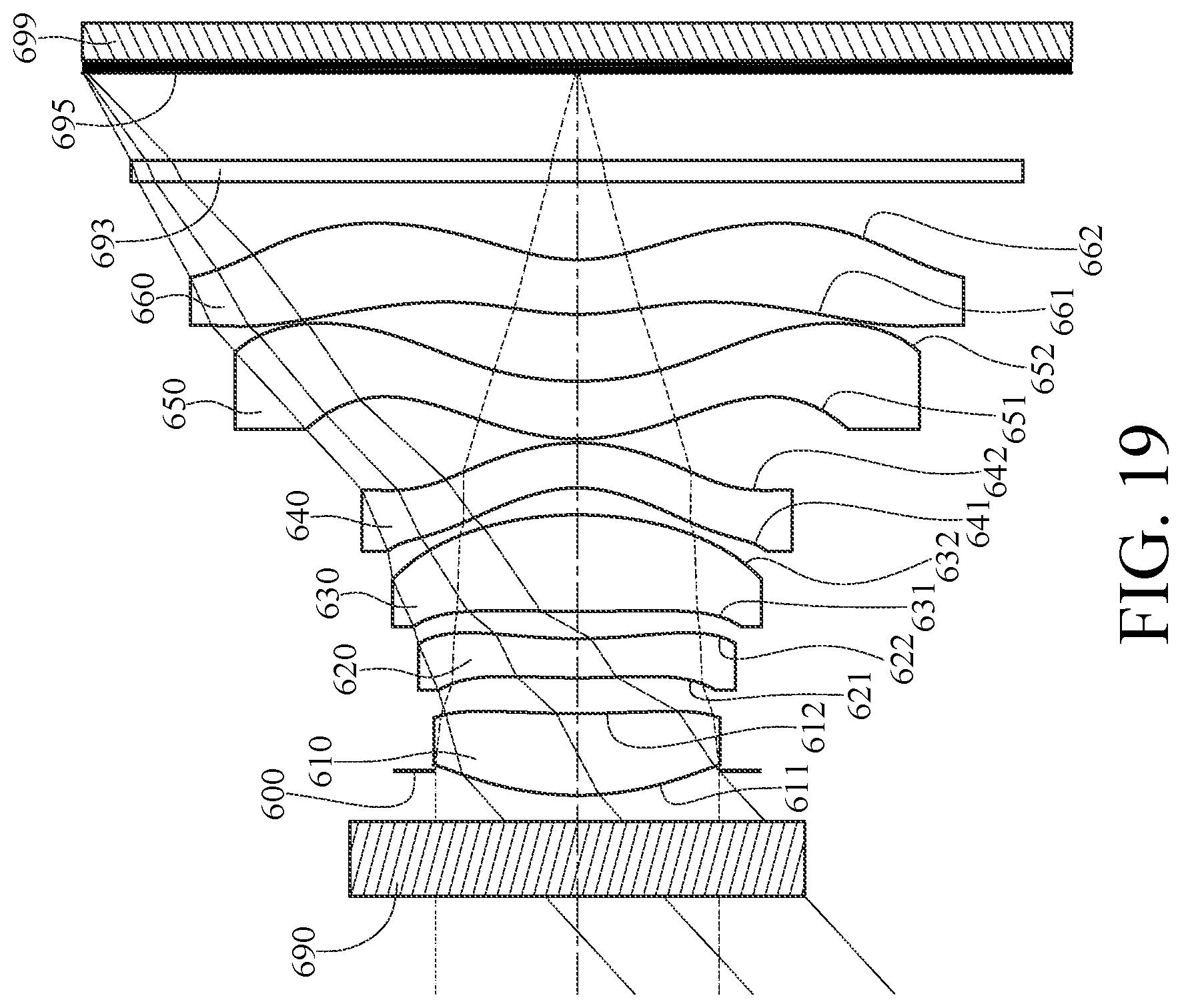 Patent US12313819 Figure 19 – Optical imaging lens assembly, image capturing unit and electronic device