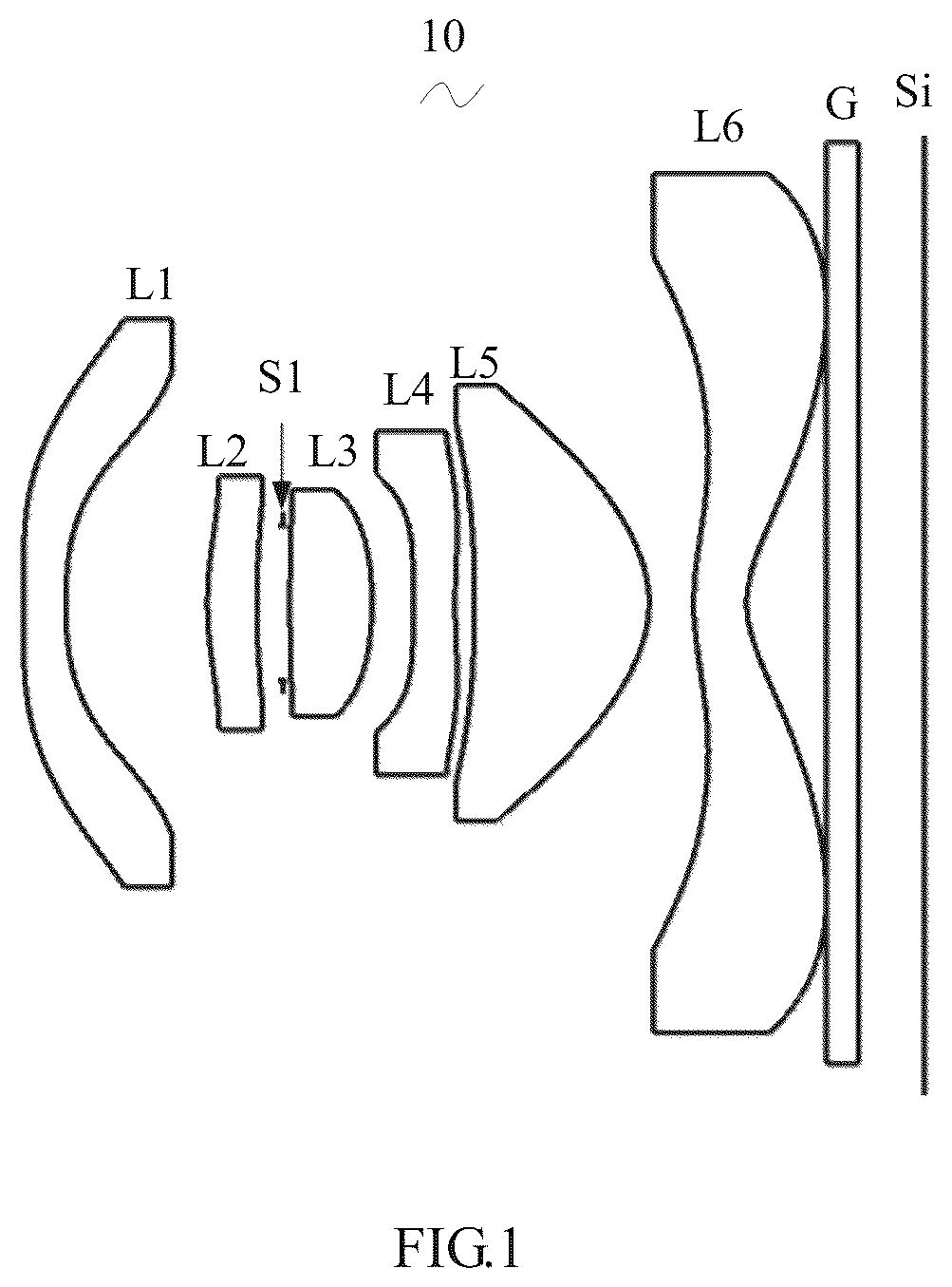Patent US12313820 Figure 1 – Camera optical lens