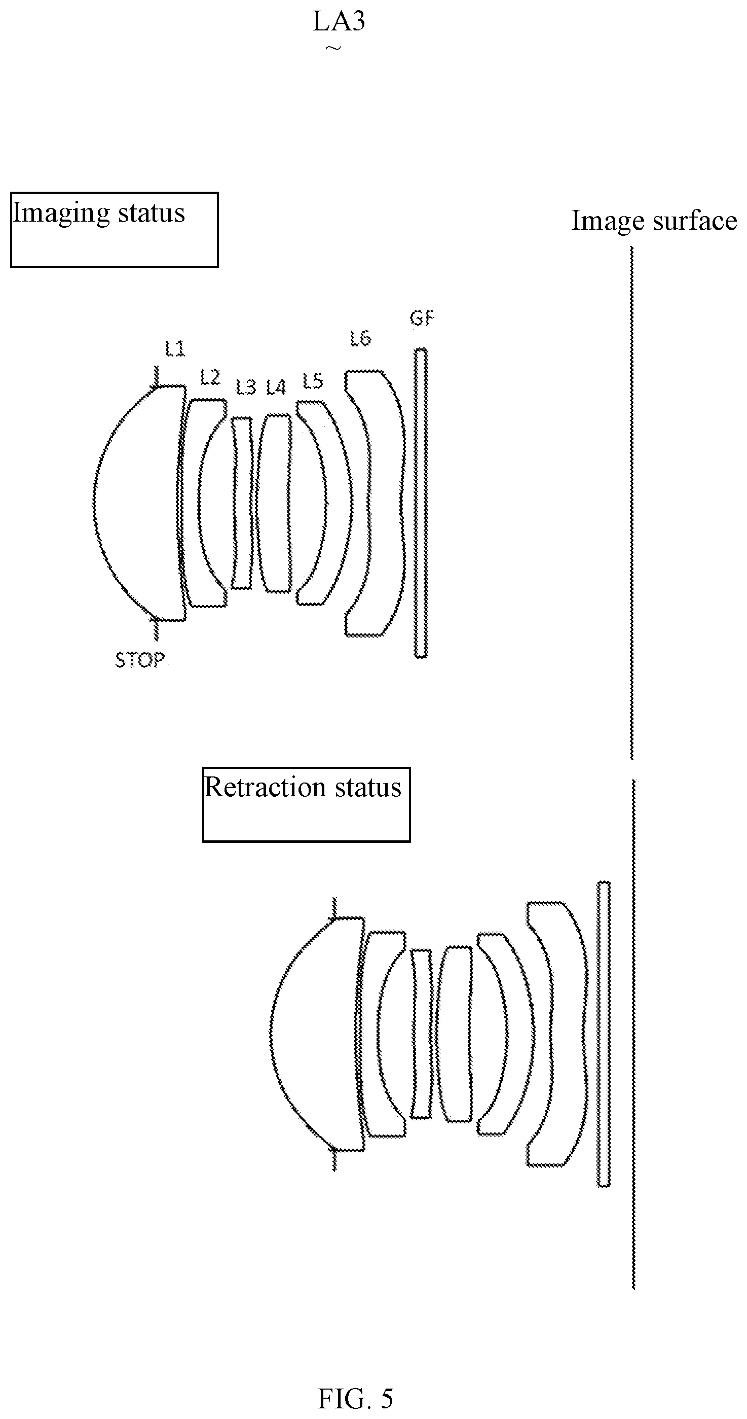 Patent US12313821 Figure 5 – Camera lens