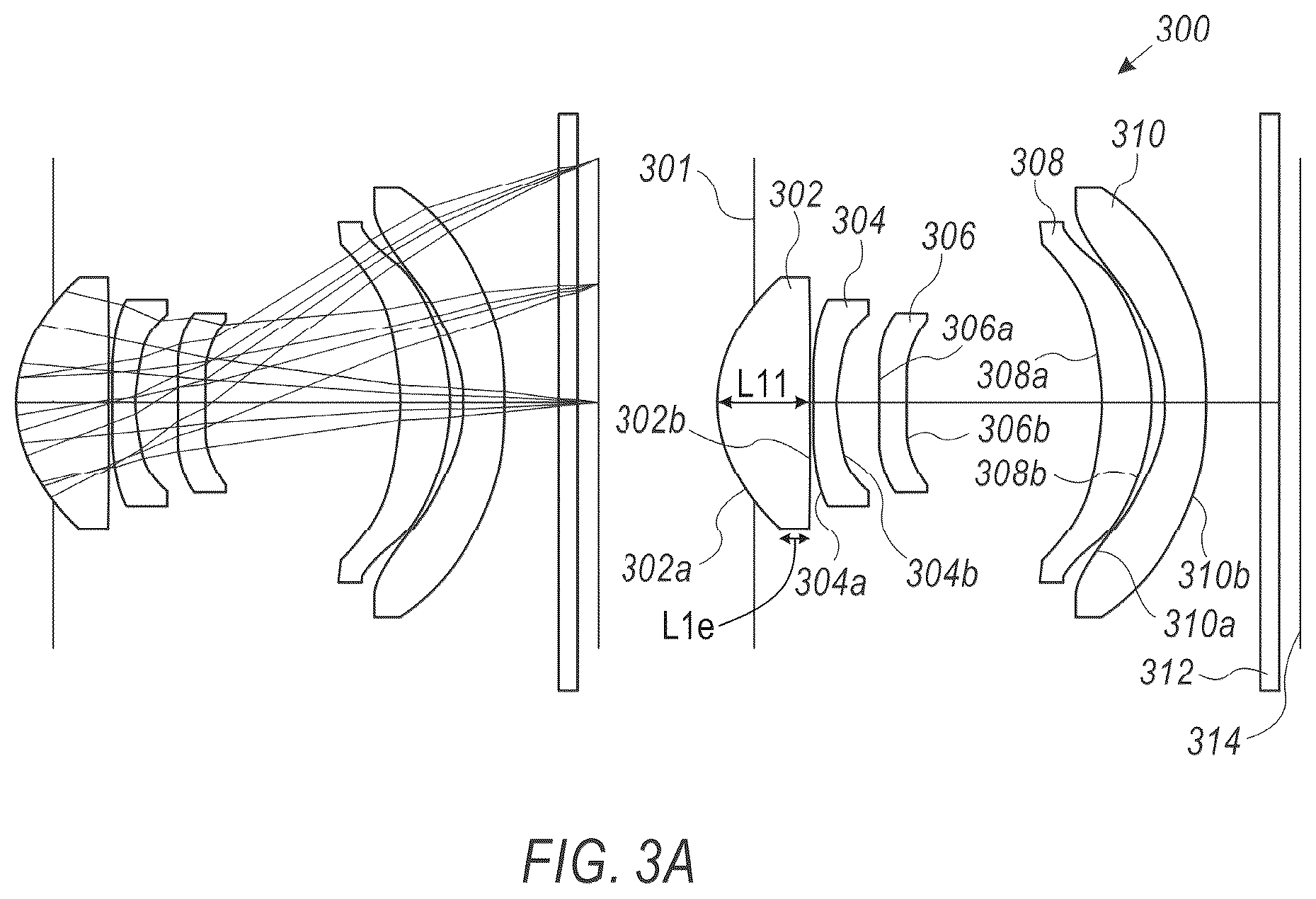 Patent US12313824 Figure 5 – Miniature telephoto lens assembly