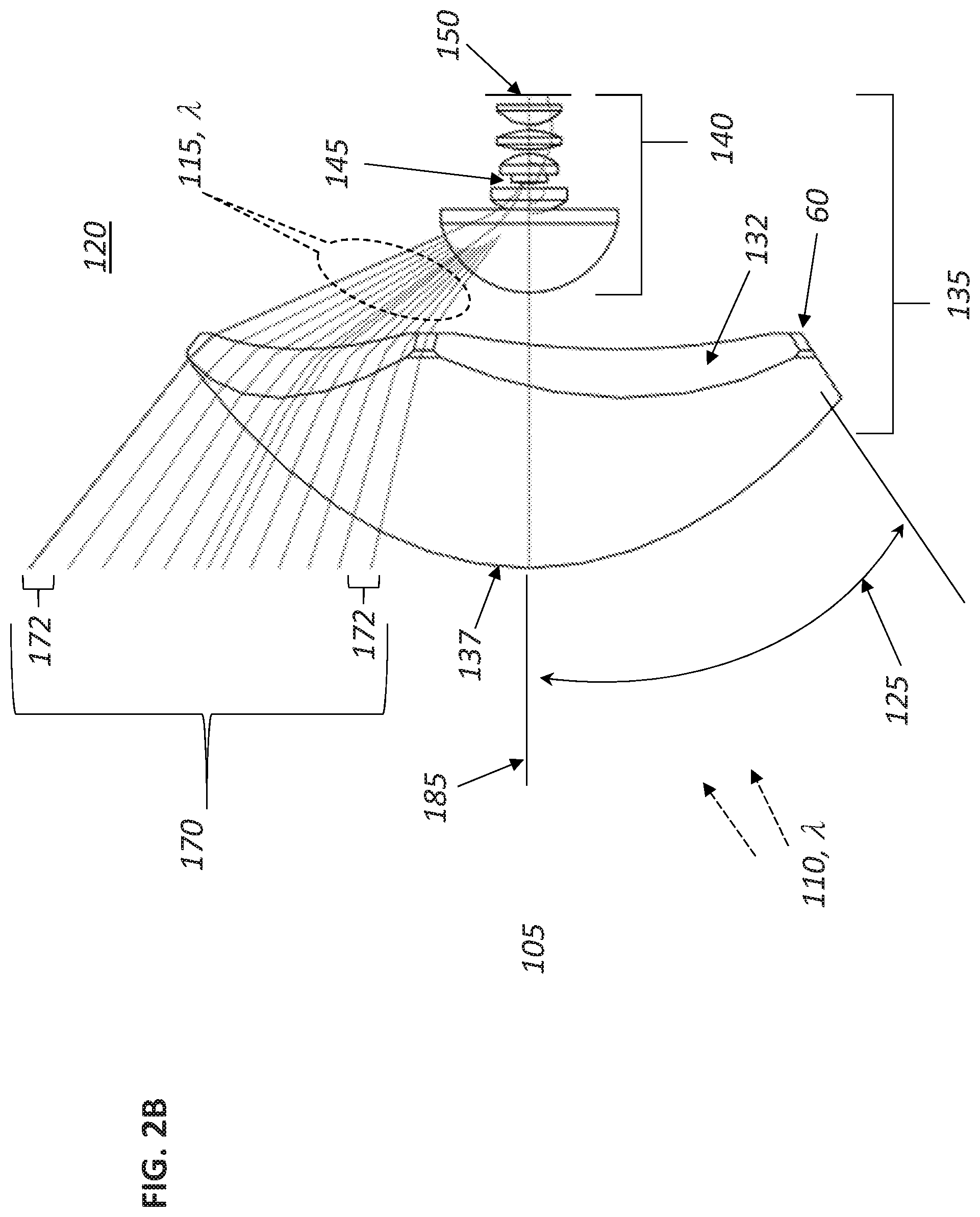 Patent US12313825 Figure 3 – Lens design for low parallax panoramic camera systems