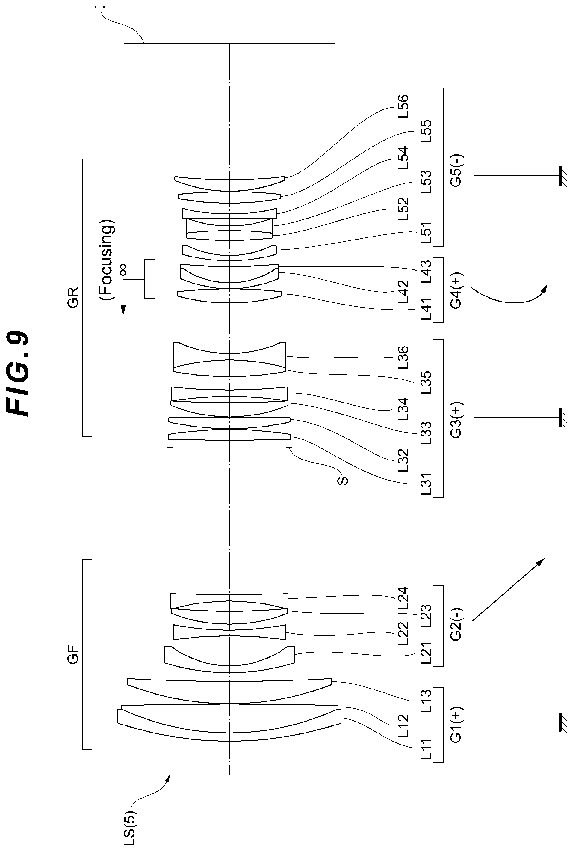 Patent US12313826 Figure 17 – Optical system, optical apparatus and method for manufacturing the optical system, and zoom optical system, optical apparatus and method for manufacturing the zoom optical system