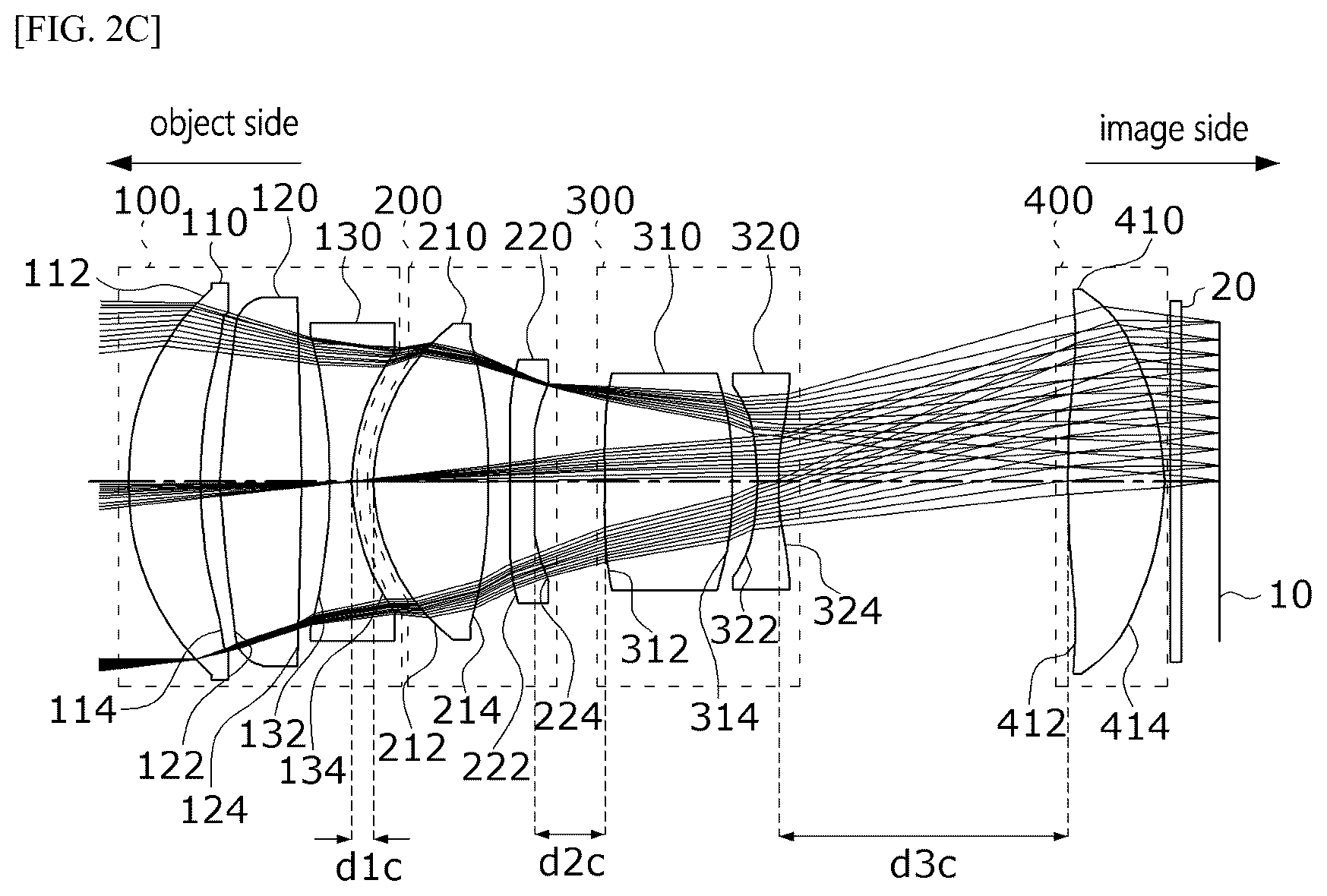 Patent US12313827 Figure 4 – Optical system and camera module comprising same