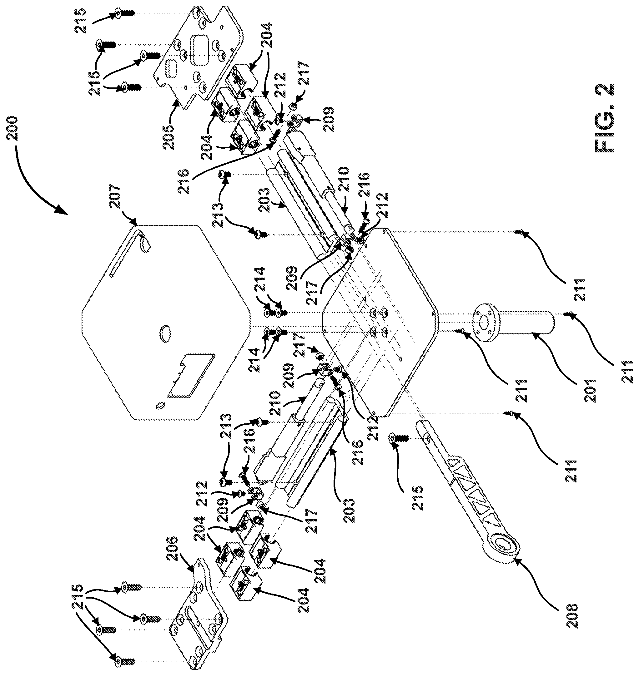 Patent US12313832 Figure 2 – Three-axis actuator for a portable microscope