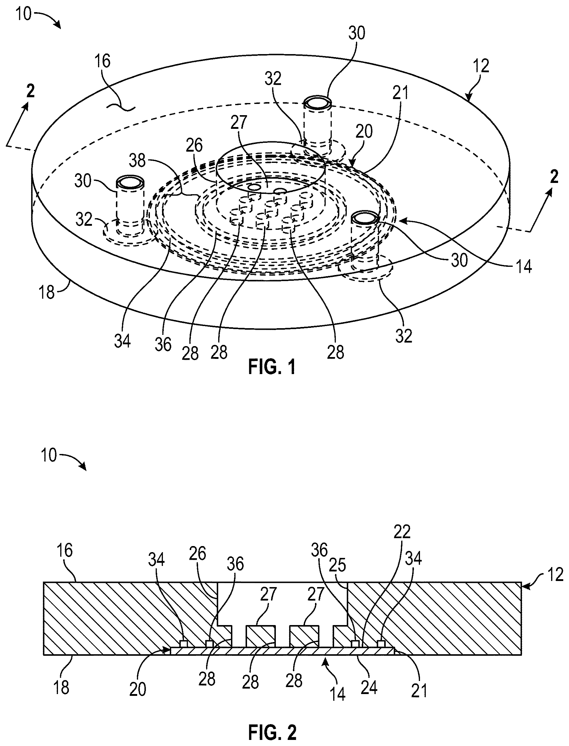 Patent US12313833 Figure 1 – Methods and devices for biocompatible glass-bottom microscopy chambers