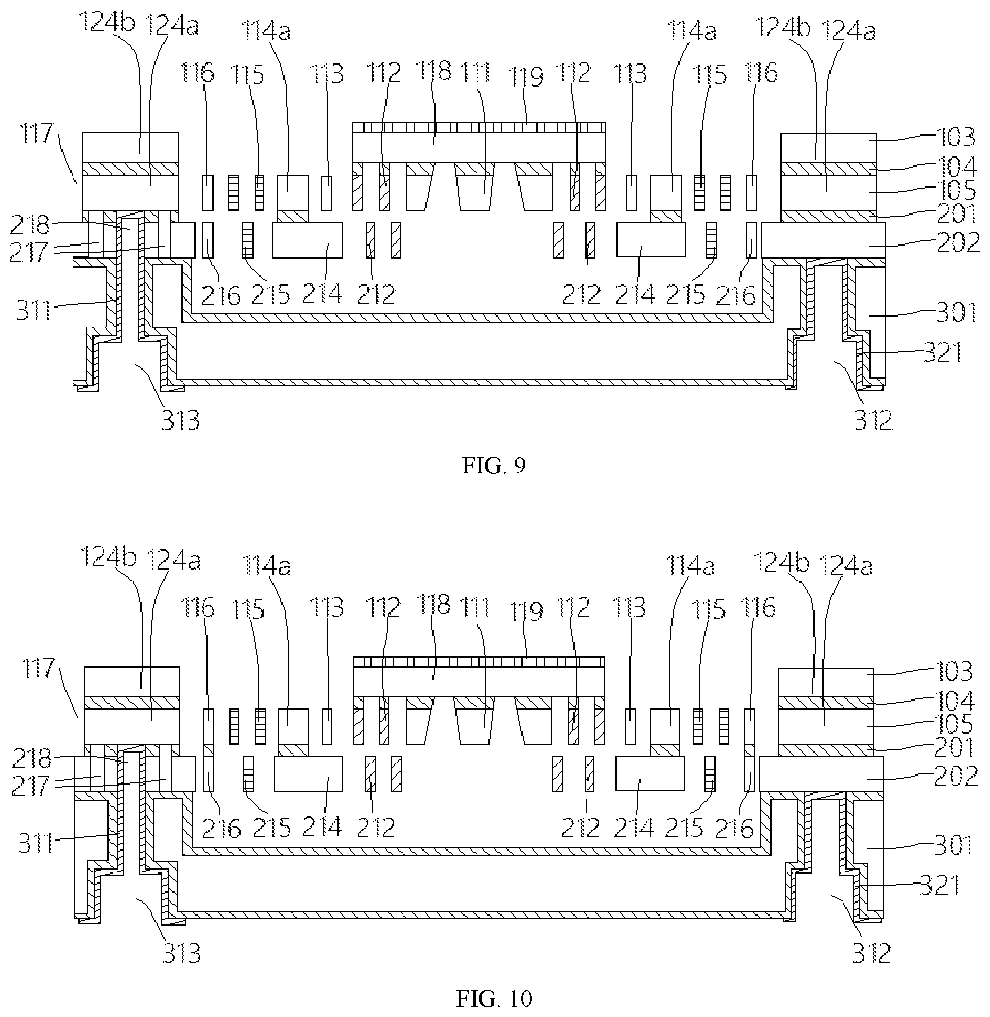 Patent US12313839 Figure 5 – MEMS micromirror with high duty cycle, micromirror array and preparation method thereof