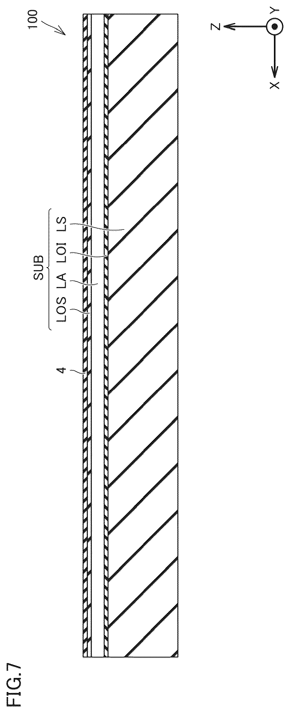 Patent US12313840 Figure 7 – Optical scanning device, distance measuring device, and method for manufacturing optical scanning device