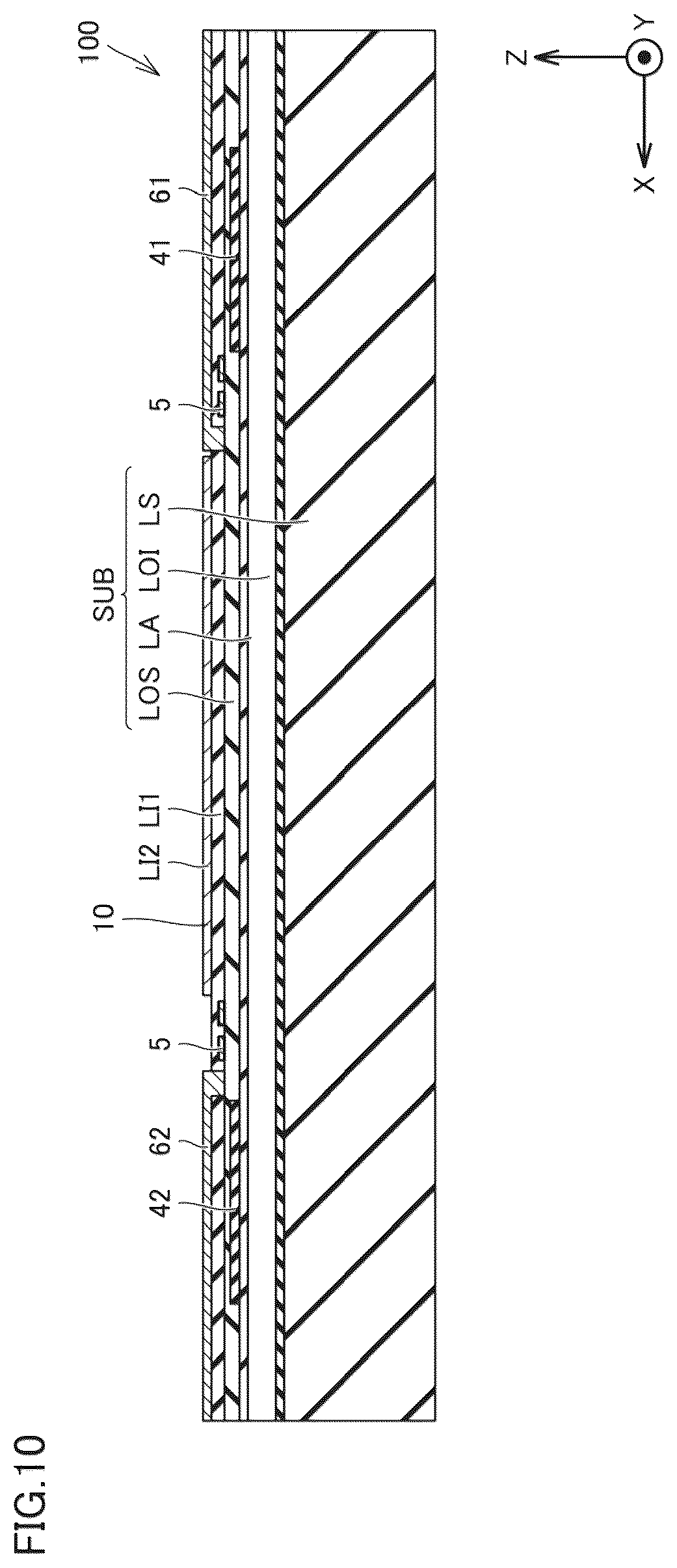 Patent US12313840 Figure 10 – Optical scanning device, distance measuring device, and method for manufacturing optical scanning device