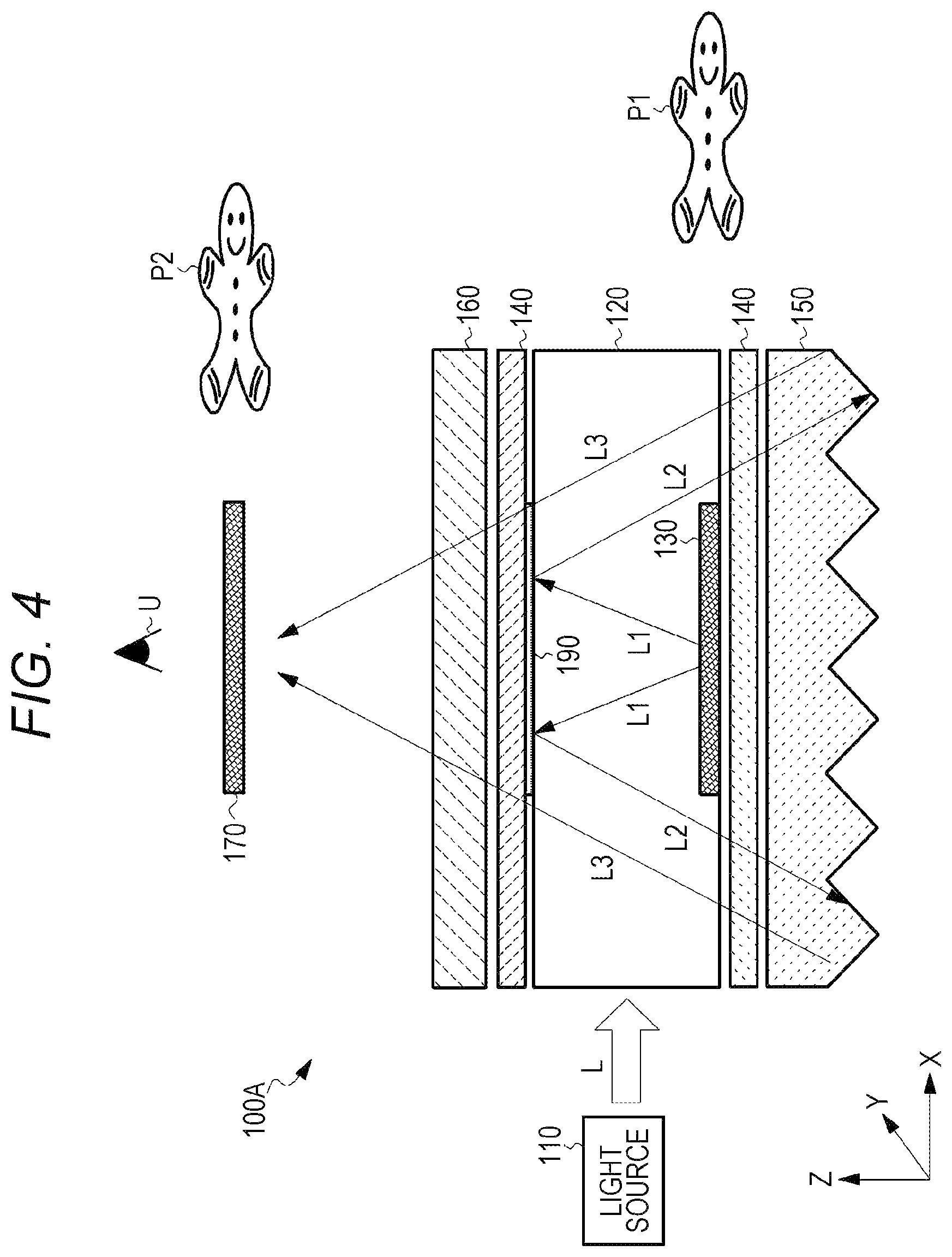 Patent US12313846 Figure 4 – Display device