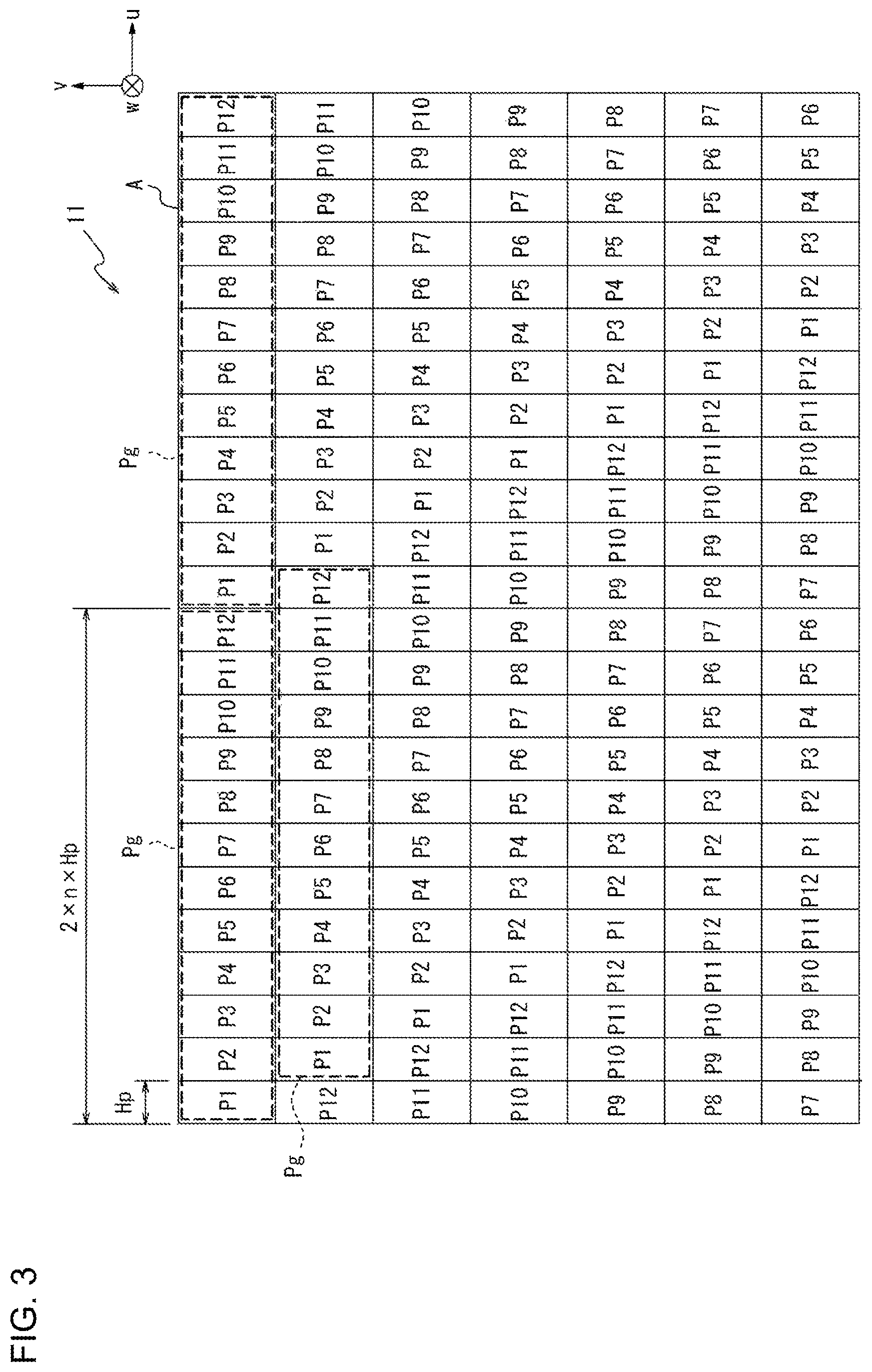 Patent US12313847 Figure 3 – Head-up display, head-up display system, and movable body