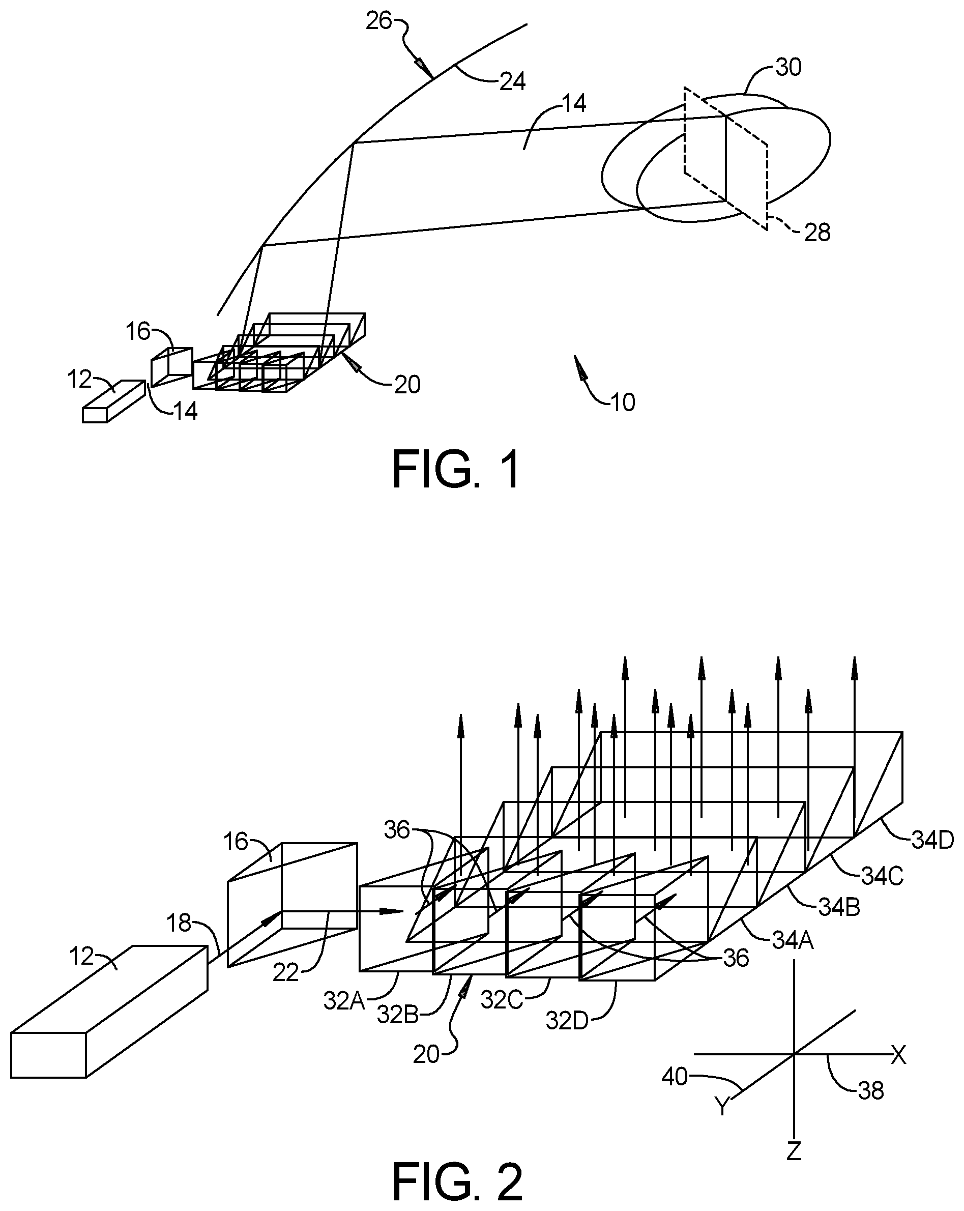 Patent US12313848 Figure 1 – Reflective exit pupil replicator for HUD system